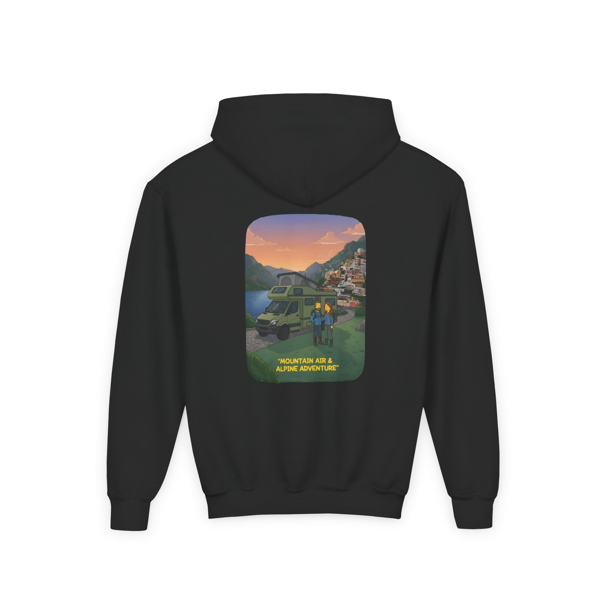 305725227713494065_2048.jpeg Youth Hoodie(Gildan) – "Mountain Air And Alpine Adventure" (Design Sitcom-Line)