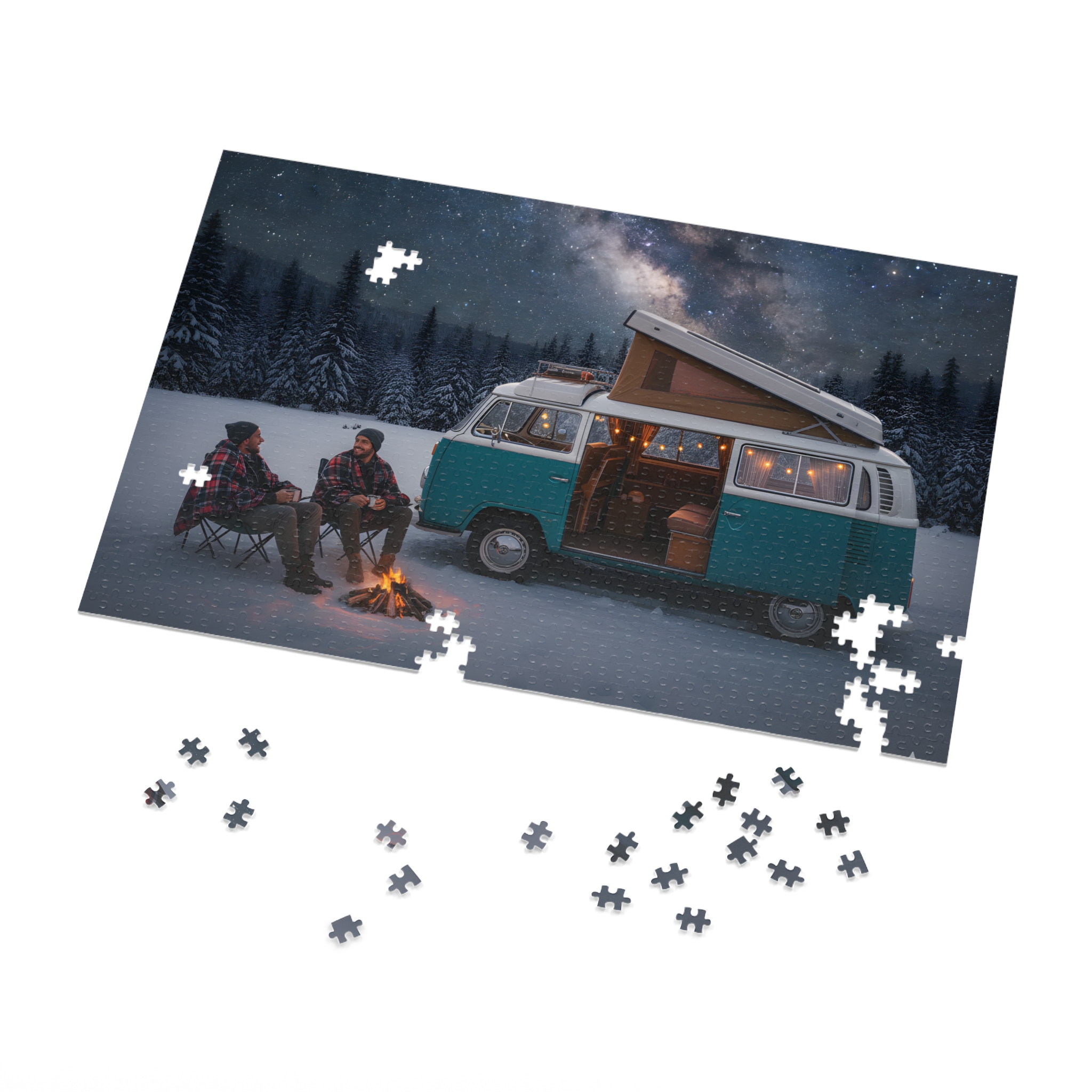 3067764814187959559_2048.jpeg Jigsaw Puzzle with Tin — Van Life Night Sky
