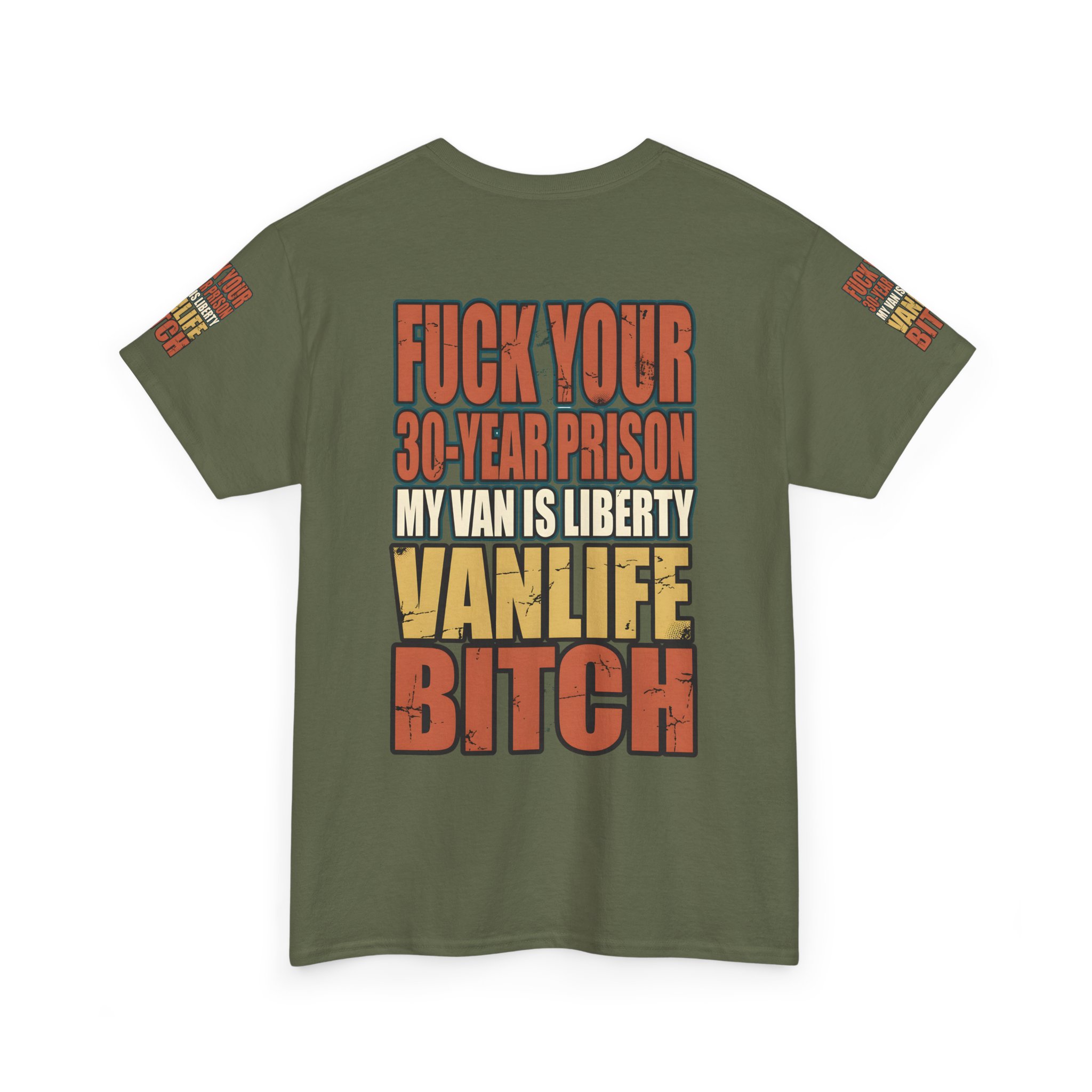 Unisex Heavy Cotton Tee — "Fuck Your 30 Year" Design F**K-Line