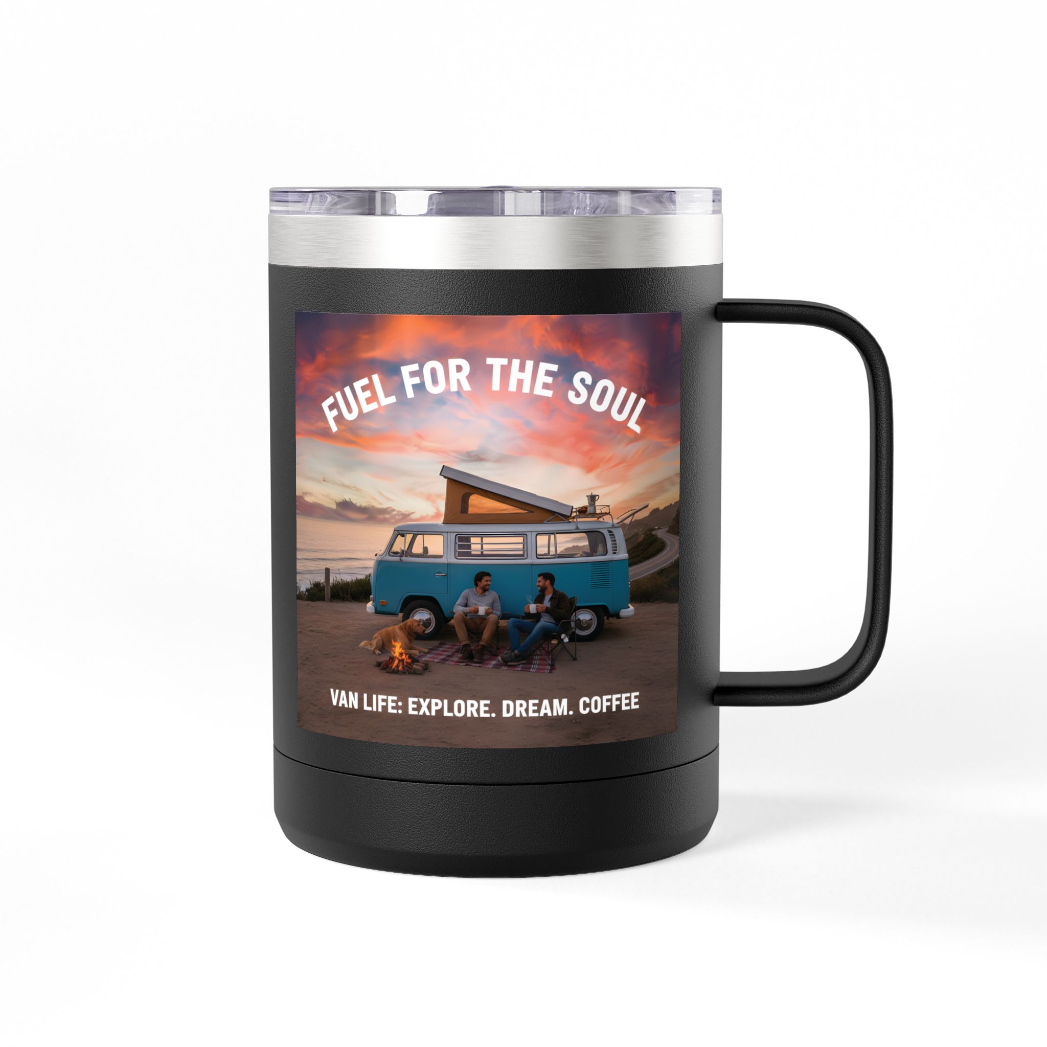 Coffee Mug Tumbler, 15oz — "Fuel for the Soul"