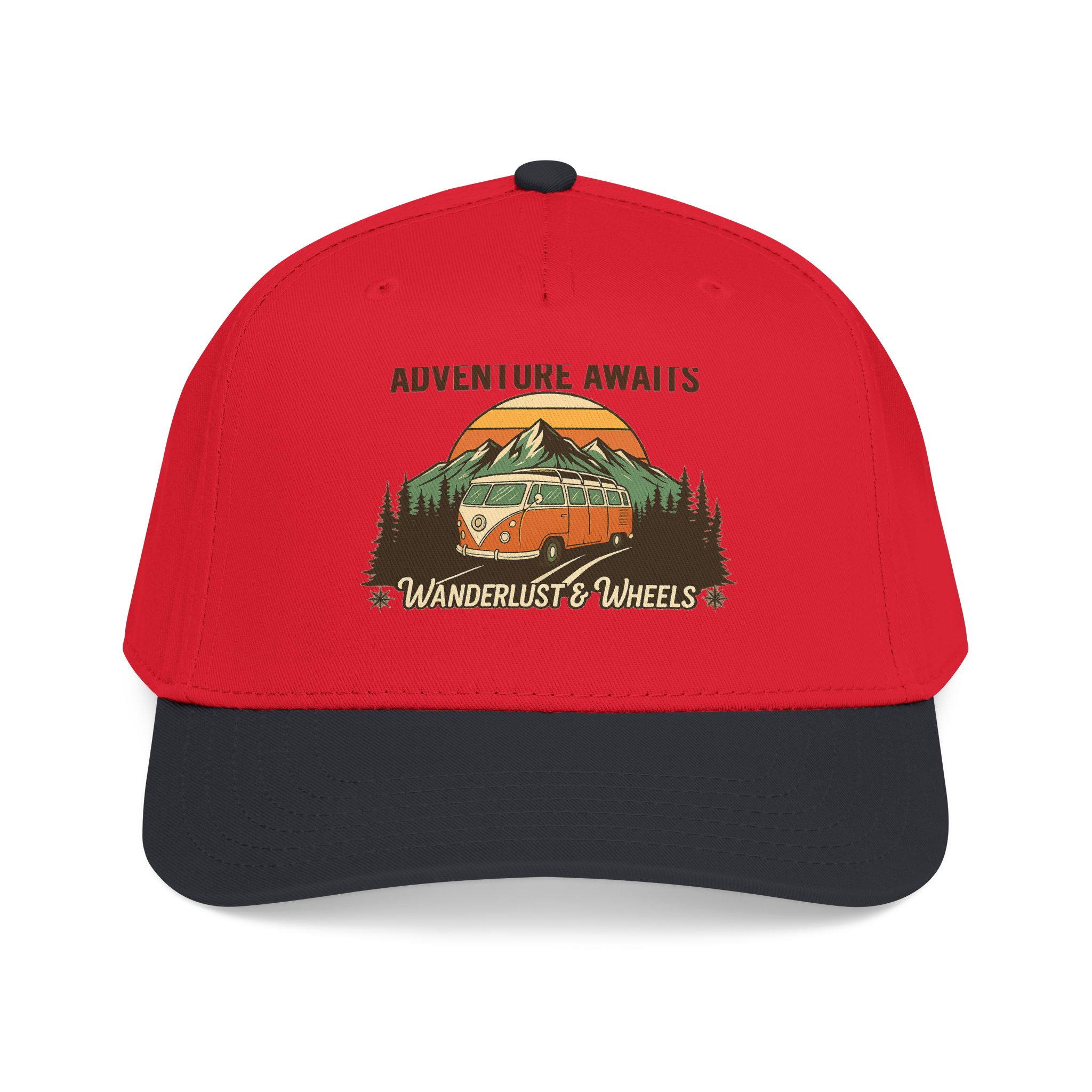 Baseball Cap - "Home Is Where You Adventure Awaits" Mid Profile Baseball Cap