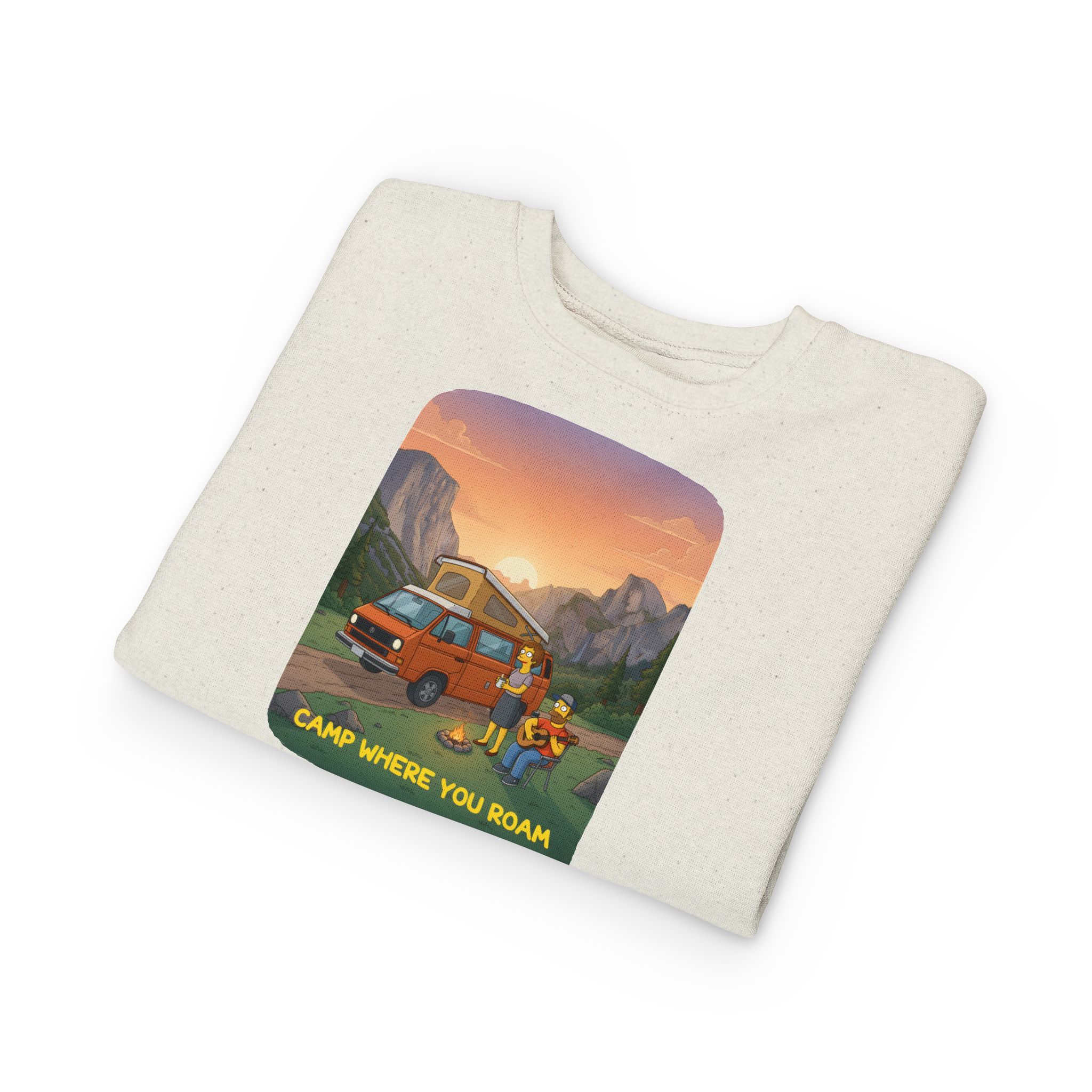 3097151730375540882_2048-1.jpeg Toddler Sweatshirt - "Camp Where You Roam" (Design Sitcom-Line)