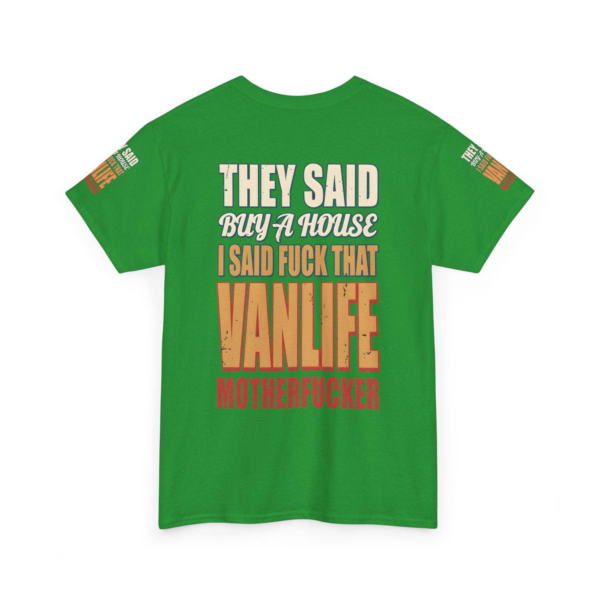 3108664061953484196_2048.jpeg Unisex Heavy Cotton Tee — "They Said Buy A House" Design F**K-Line