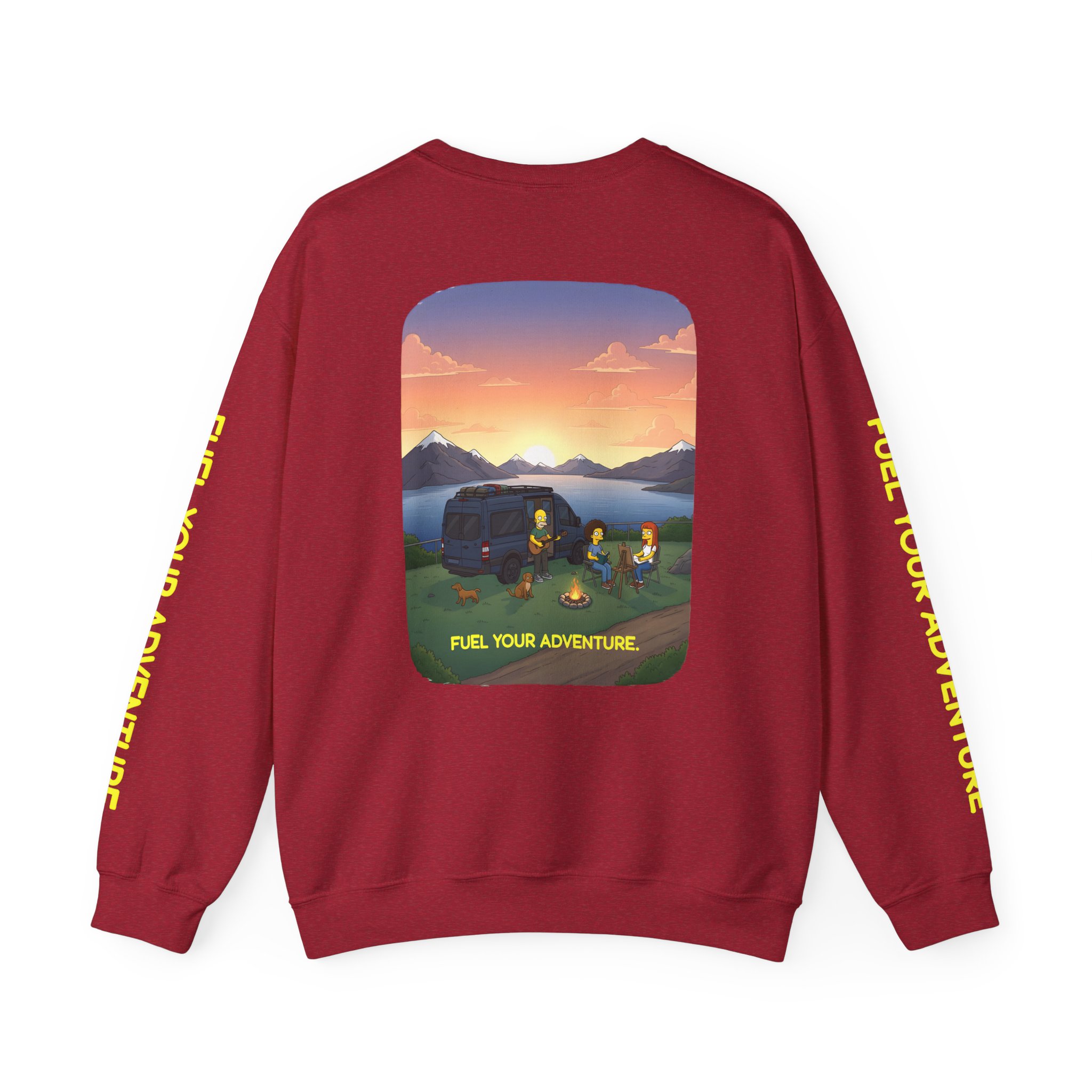 3111748902031919516_2048.jpeg Unisex Heavy Blend™ Crewneck Sweatshirt — "Fuel Your Adventure" Design Sitcom-Line