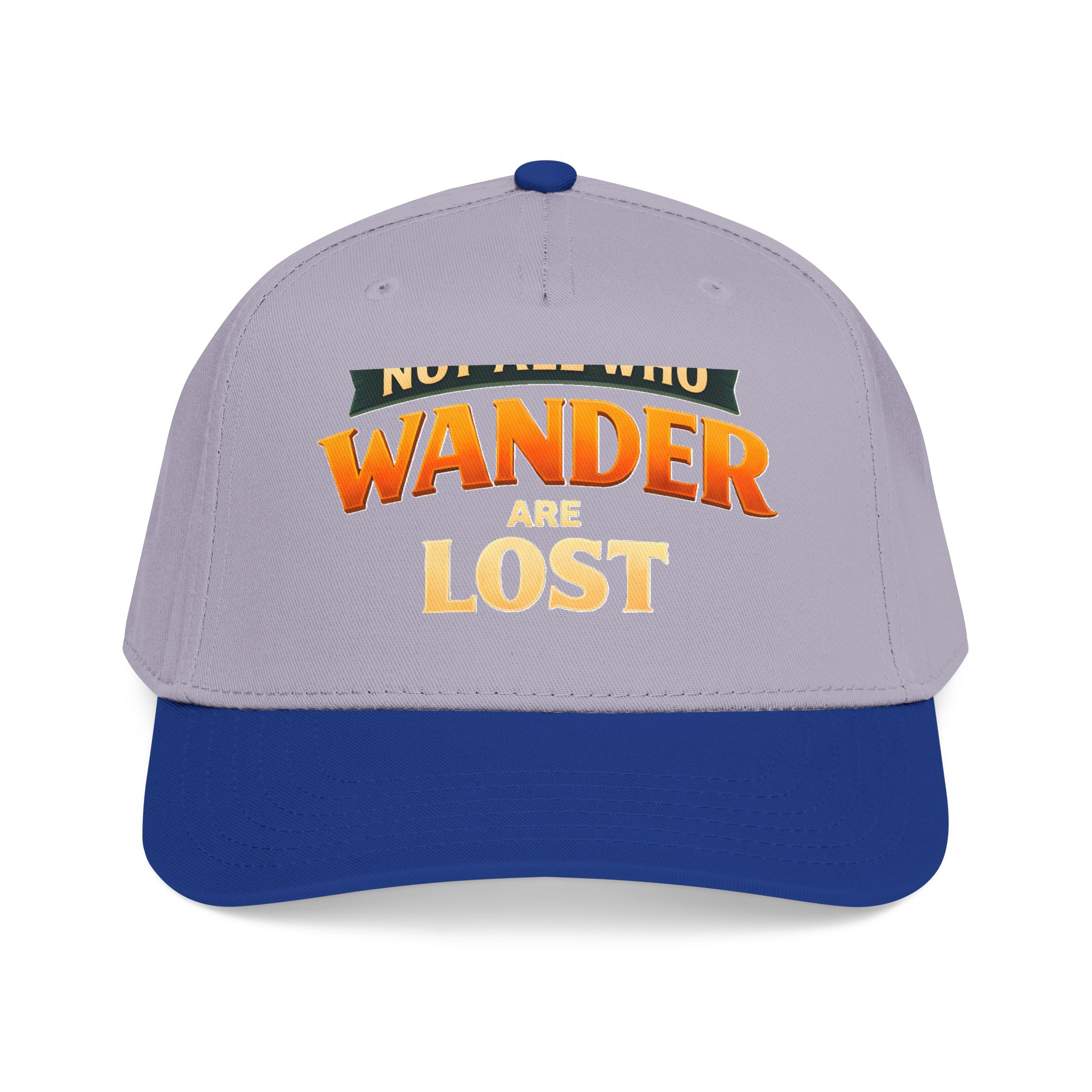Baseball Cap - "Not All Who Wander Are Lost" Design Scenic-Line