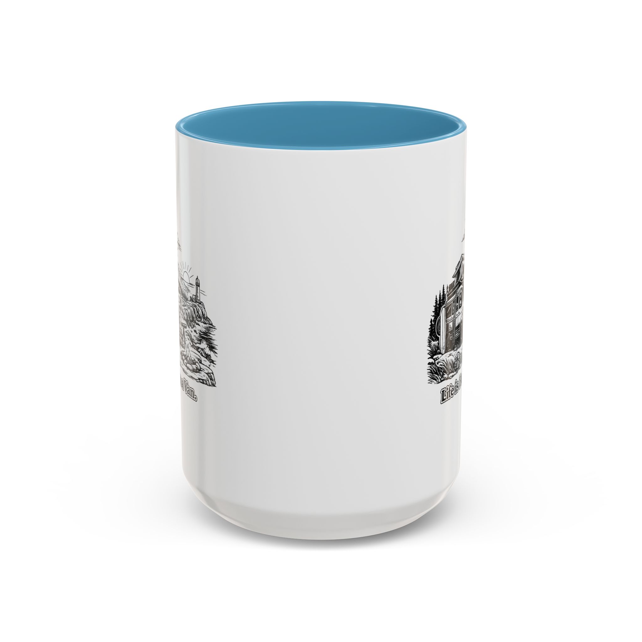 3117363147409478562_2048.jpeg Accent Coffee Mug (11, 15oz) — "Life Is Better In A Van" Design Minimal-Line