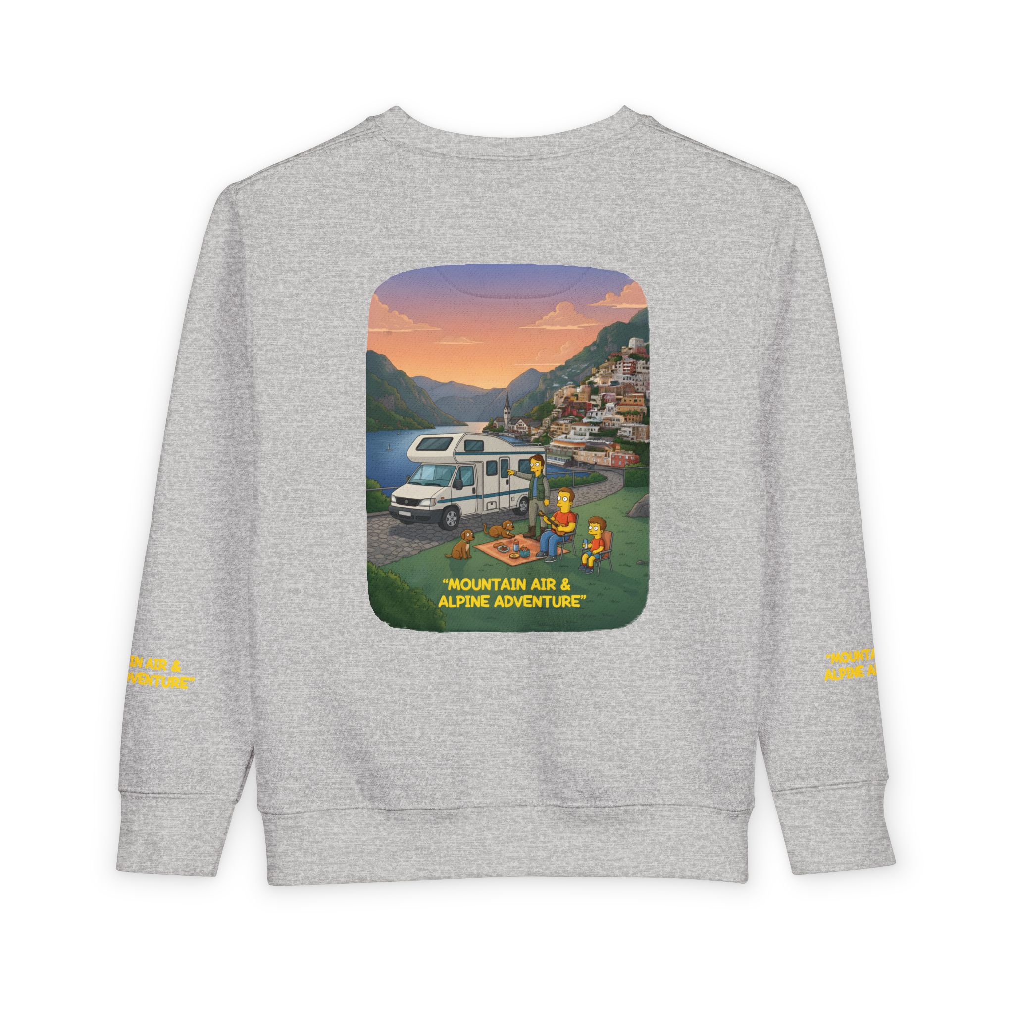 Toddler Sweatshirt - "Mountain Air-Alpine Adventure" (Design Sitcom-Line)