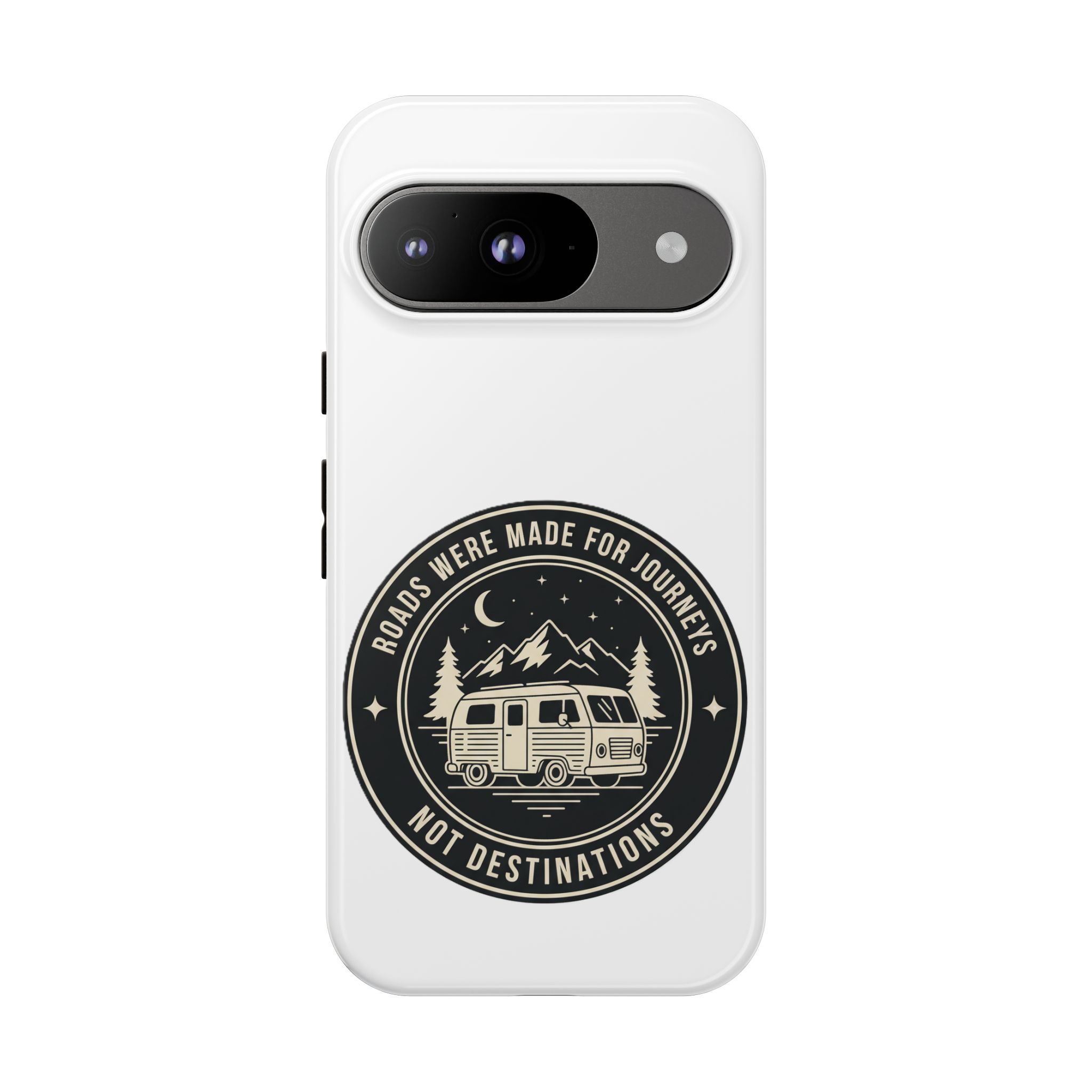 Phone Case — "ROAD WHERE MADE FOR JOURNEYS-NOT DESTINATIONS" Camper Van Design