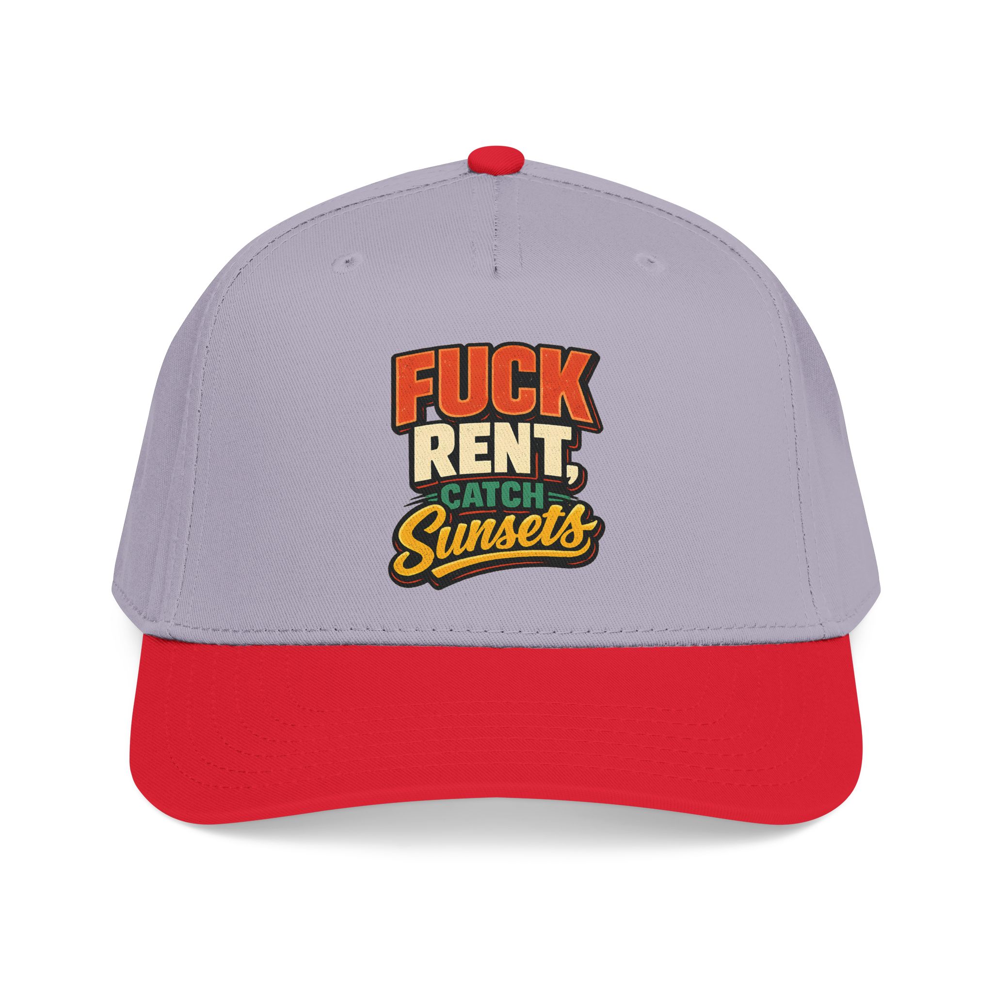 Baseball Cap - "Fuck Rent Catch Sunsets" Design F**K-Line