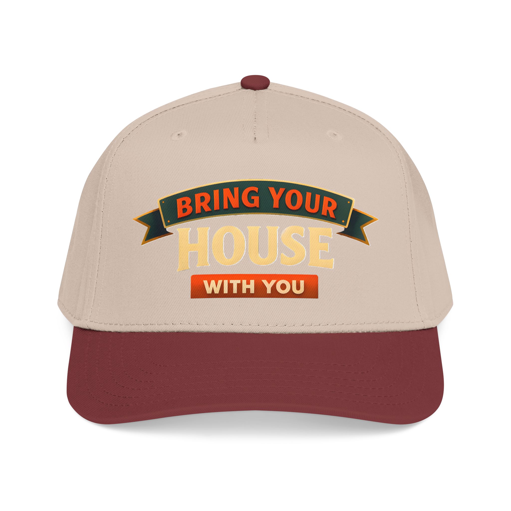 Baseball Cap - "Bring Your House With You" Design Scenic-Line