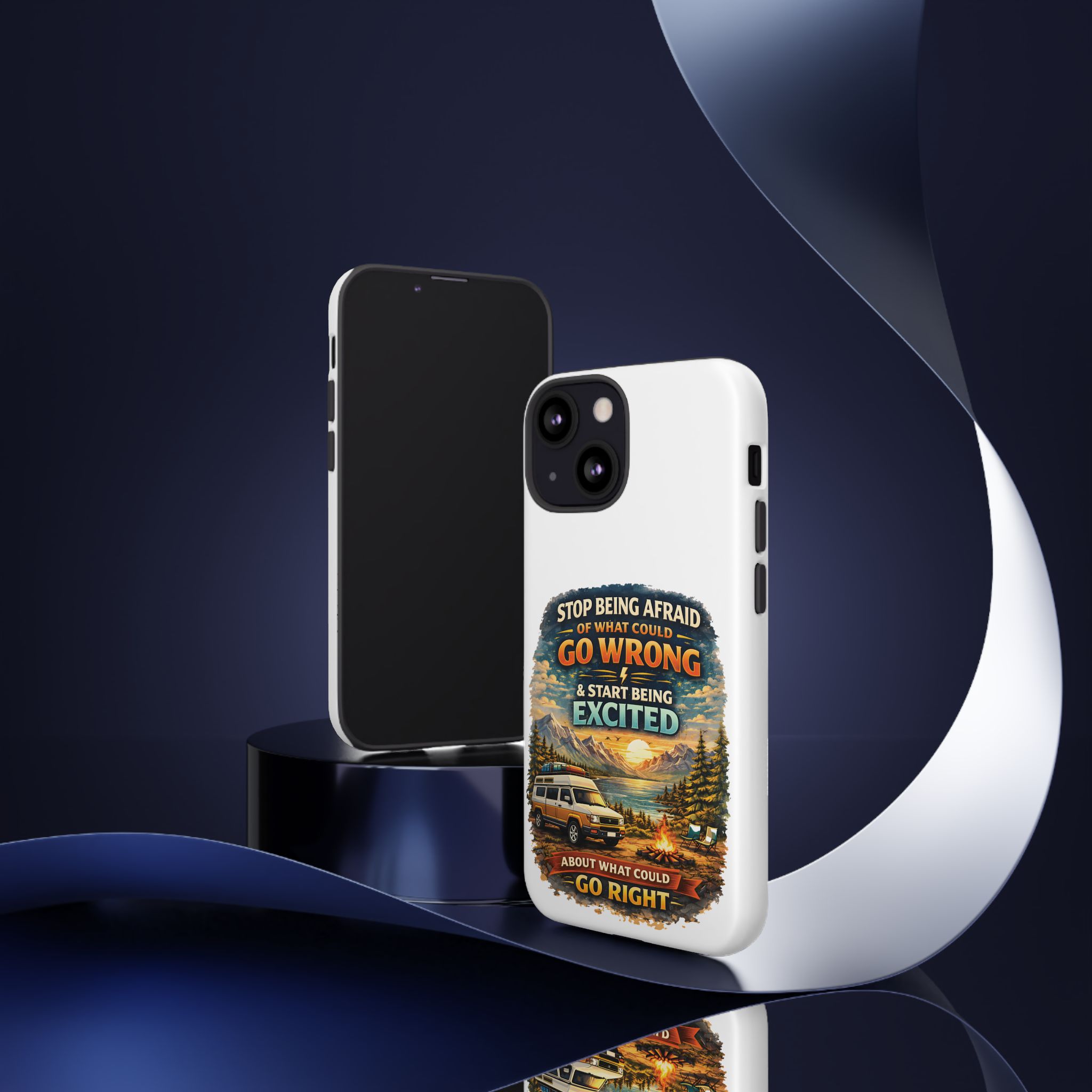 Phone Case — "Stop Being Afraid" (Design Scenic-Line)