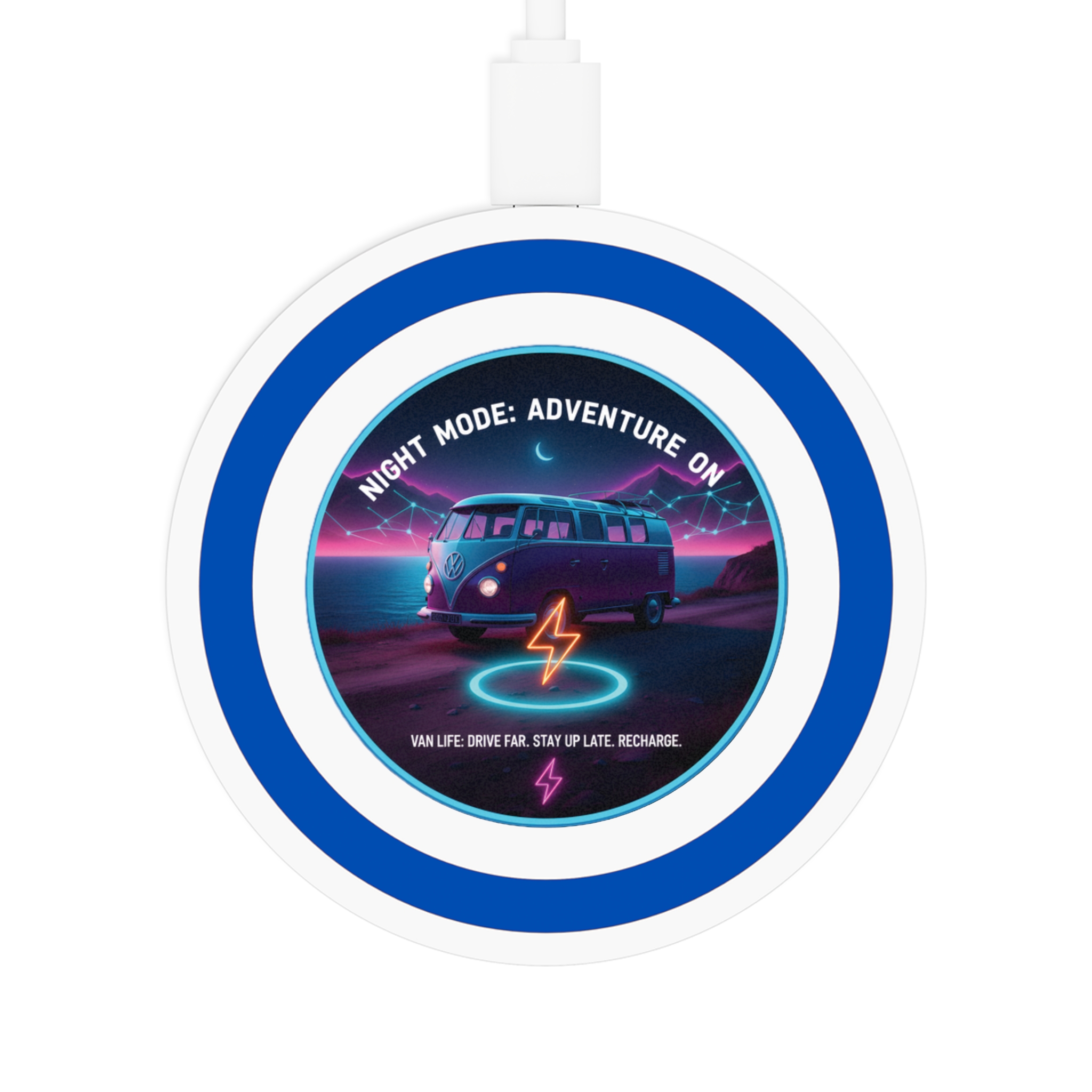 3188448424623676093_2048.jpeg Wireless Charging Pad — "Night Mode Adventure" Van Design (5W Qi)