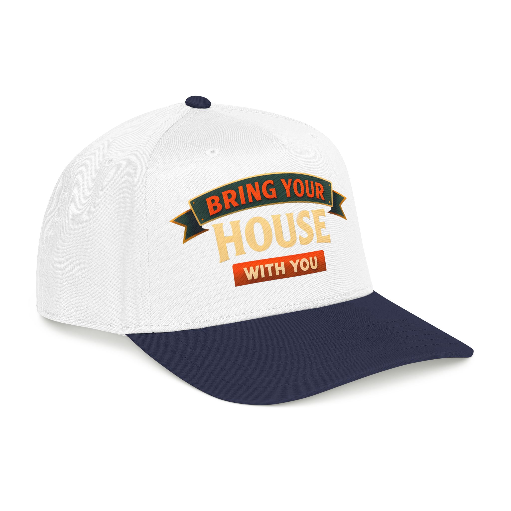 Baseball Cap - "Bring Your House With You" Design Scenic-Line