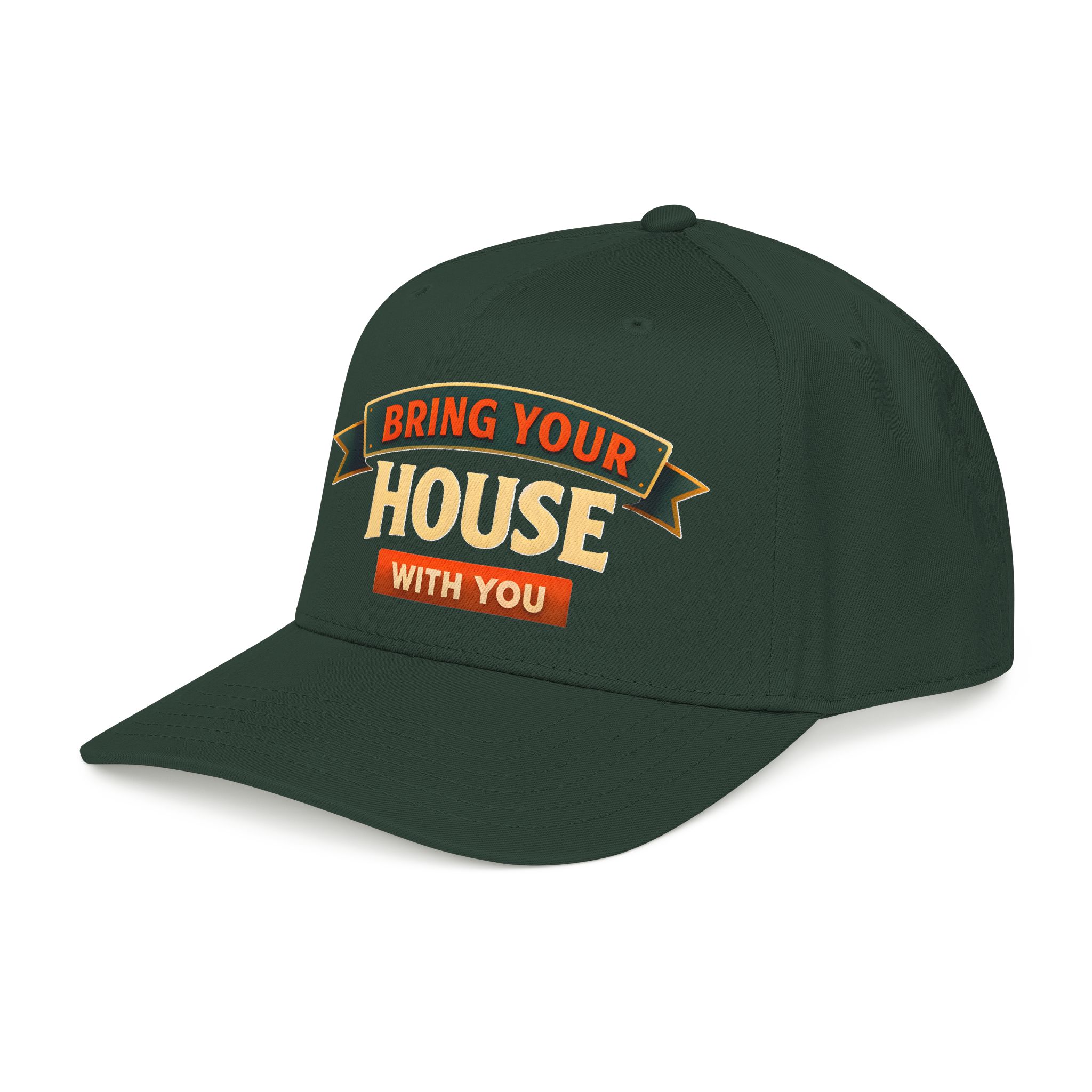 Baseball Cap - "Bring Your House With You" Design Scenic-Line