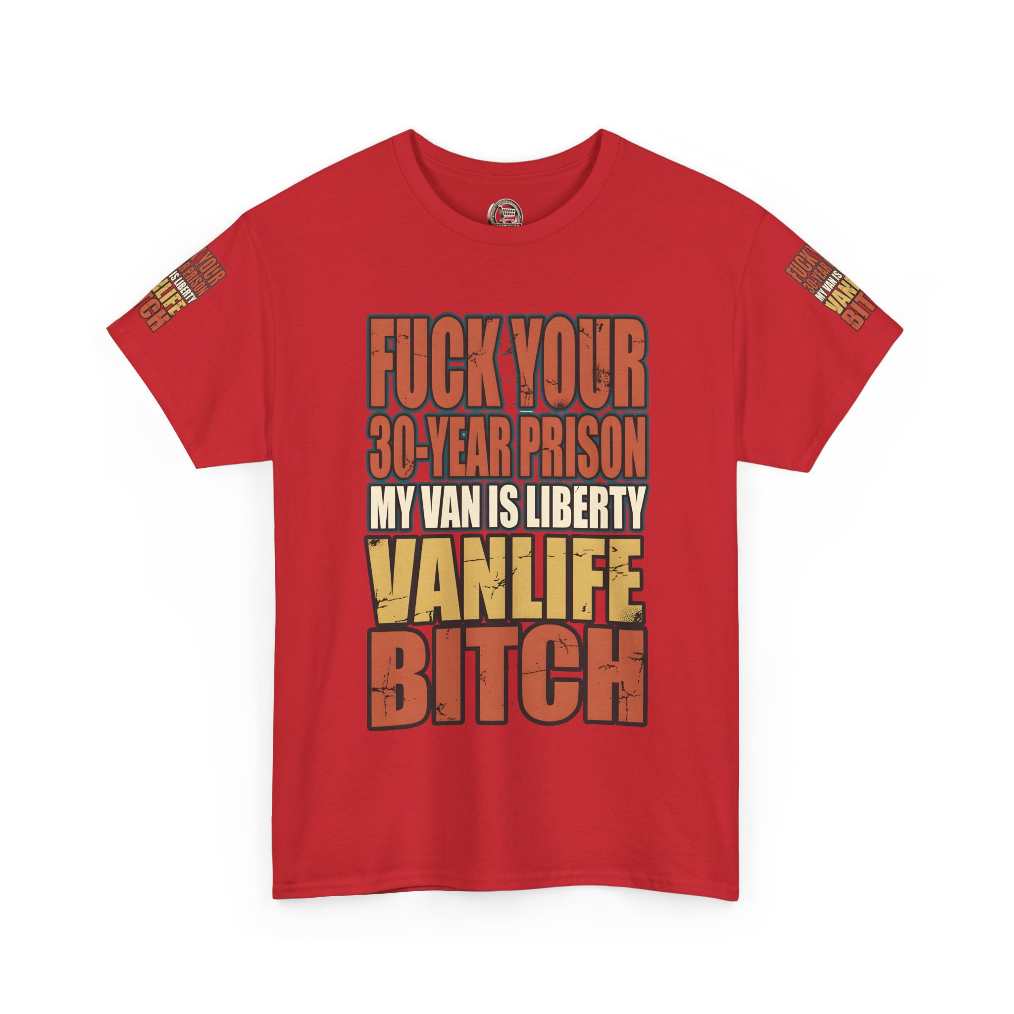 Unisex Heavy Cotton Tee — "Fuck Your 30 Year" Design F**K-Line