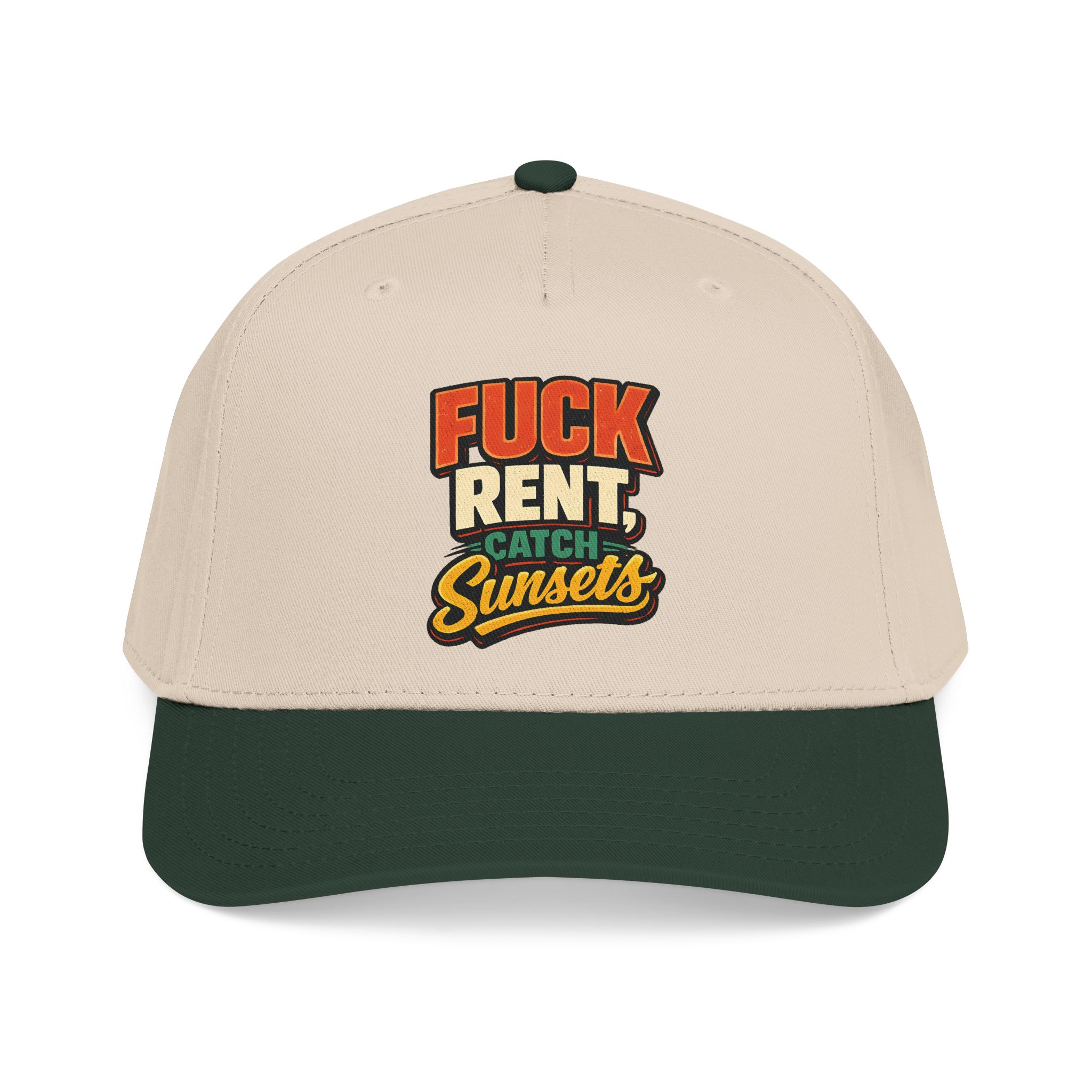 Baseball Cap - "Fuck Rent Catch Sunsets" Design F**K-Line