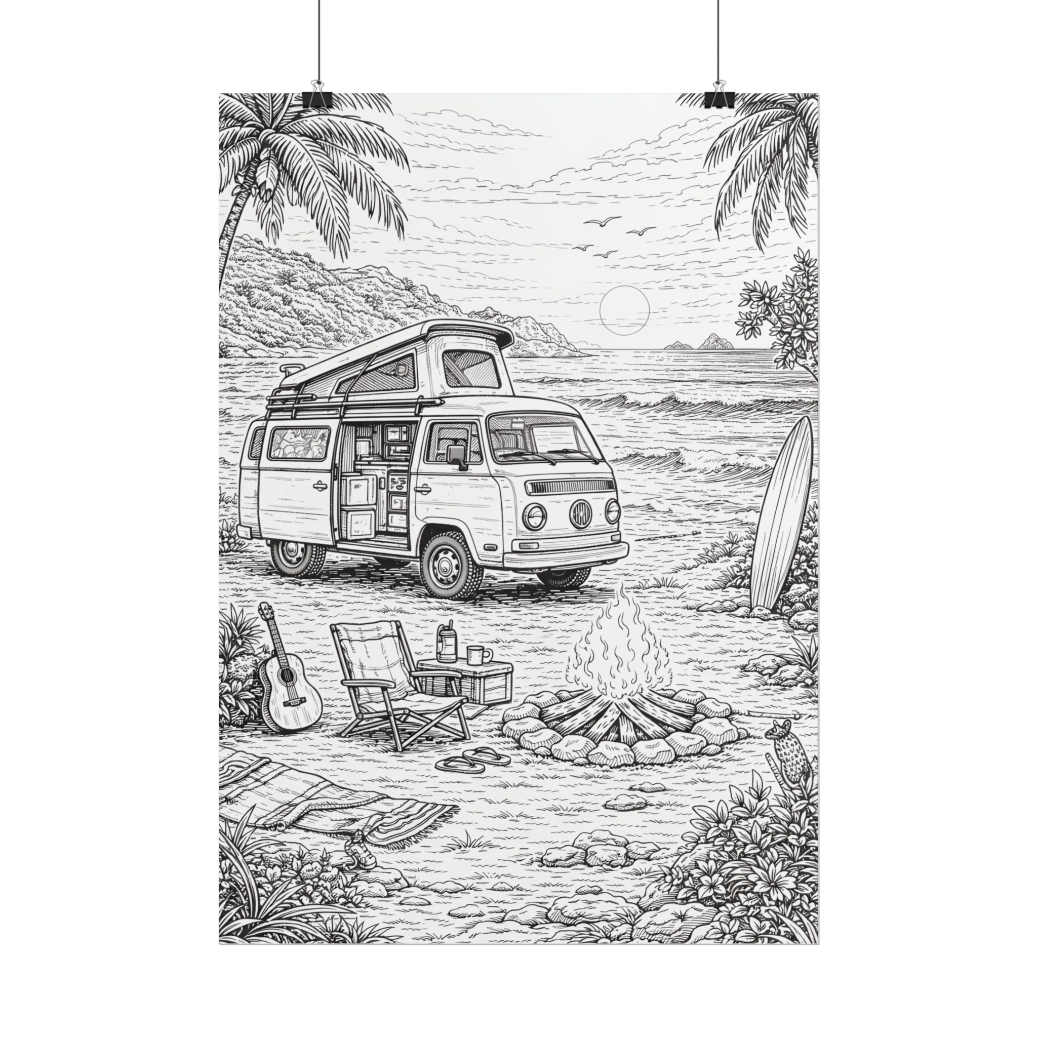 321905120966876130_2048-1.jpeg Campervan Poster — Vintage RV Camping Landscape Wall Art