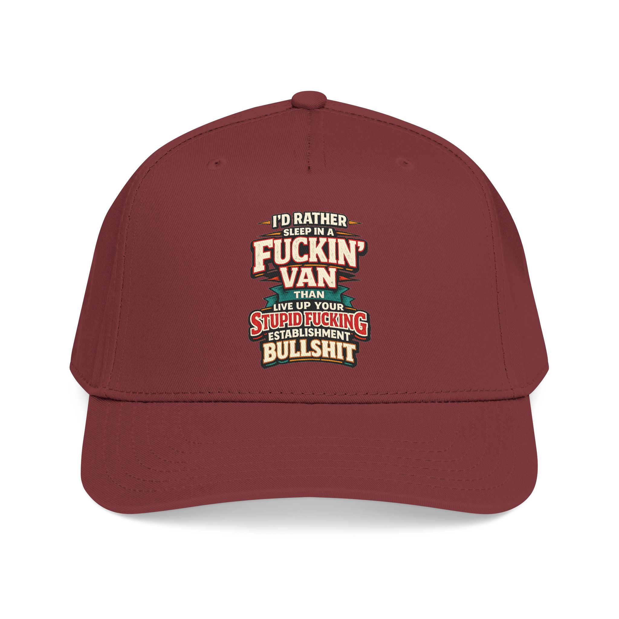 Baseball Cap - "I´d Rather Sleep in A Fucking Van" Design F**K-Line