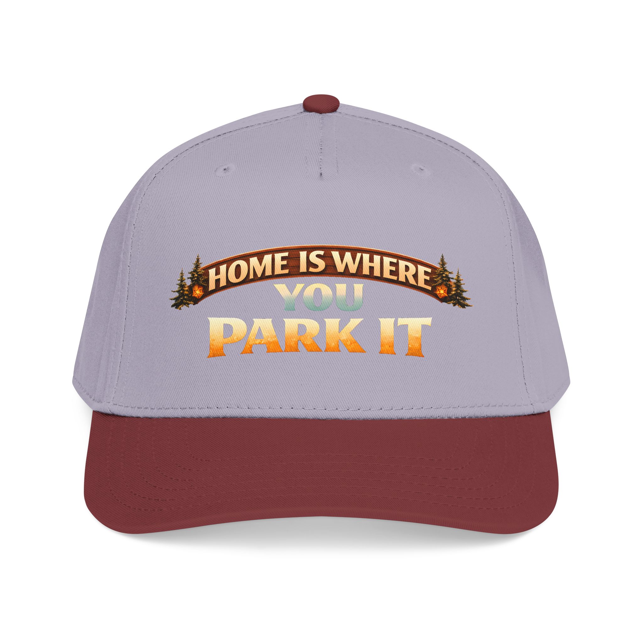 Baseball Cap - "Home Is Where You Park It" Design Scenic-Line