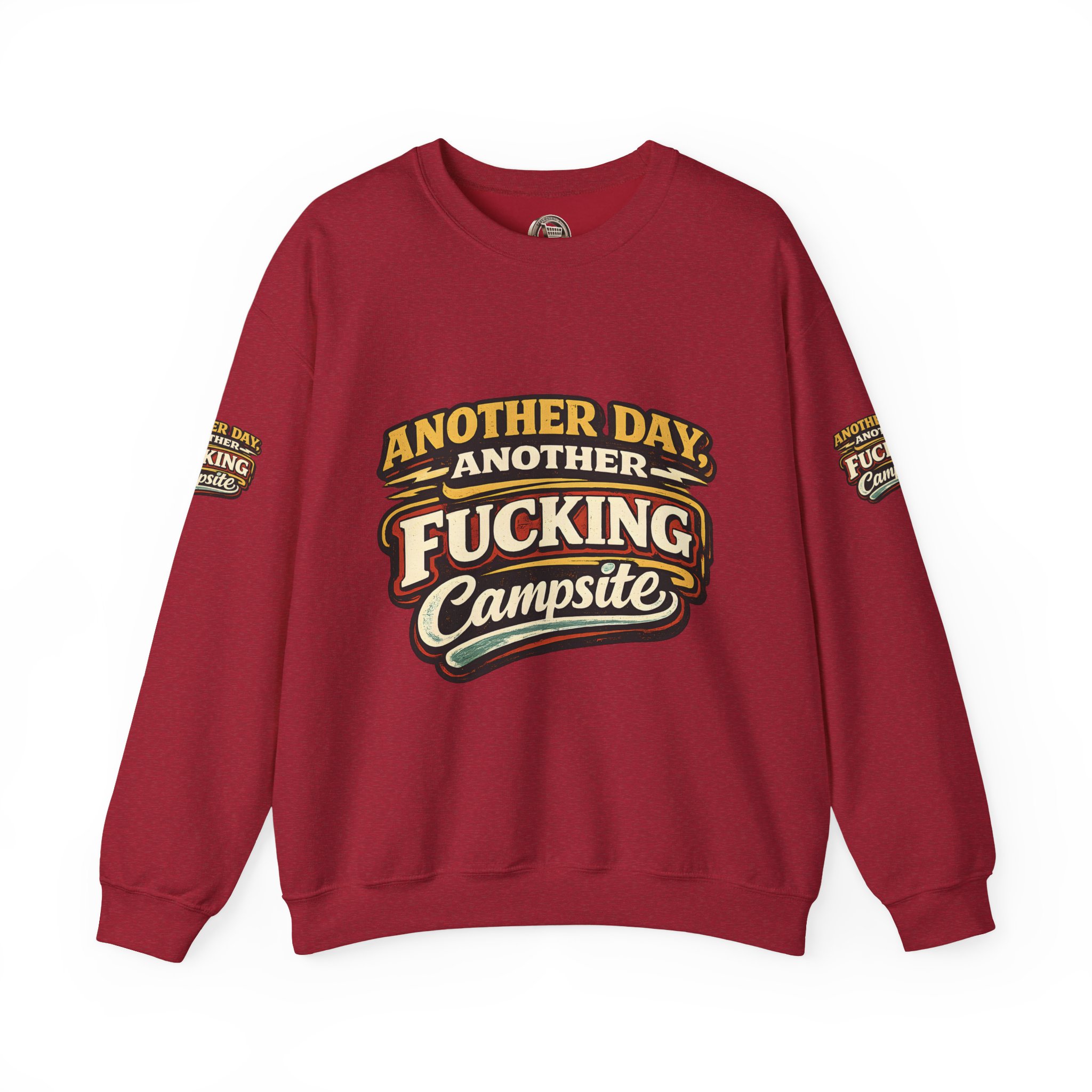 Unisex Heavy Blend™ Crewneck Sweatshirt — "Another Day" Design F**K-Line
