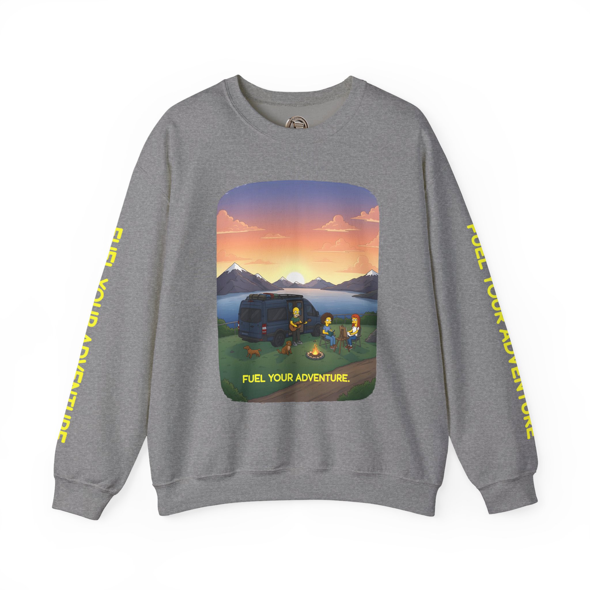 326940282675767855_2048.jpeg Unisex Heavy Blend™ Crewneck Sweatshirt — "Fuel Your Adventure" Design Sitcom-Line