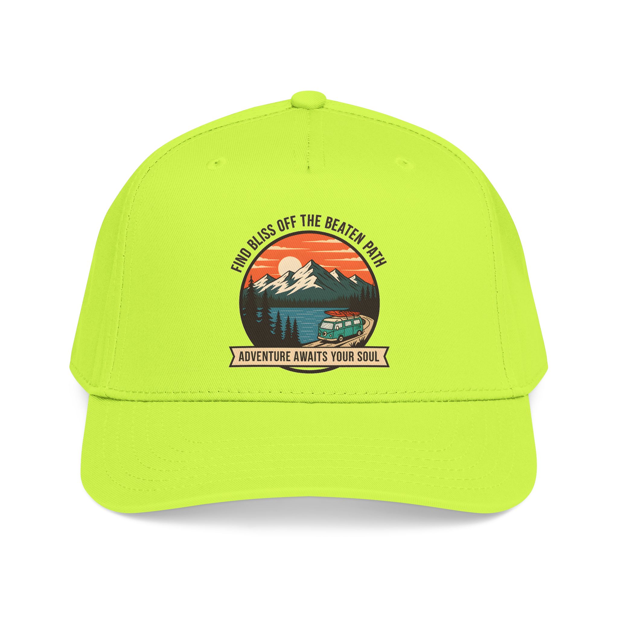 3294437153429971359_2048.jpeg Baseball Cap — "Find Bliss of the beaten patch-Adventure Awaits Your Soul" Vintage Mountain Camp Camper Design