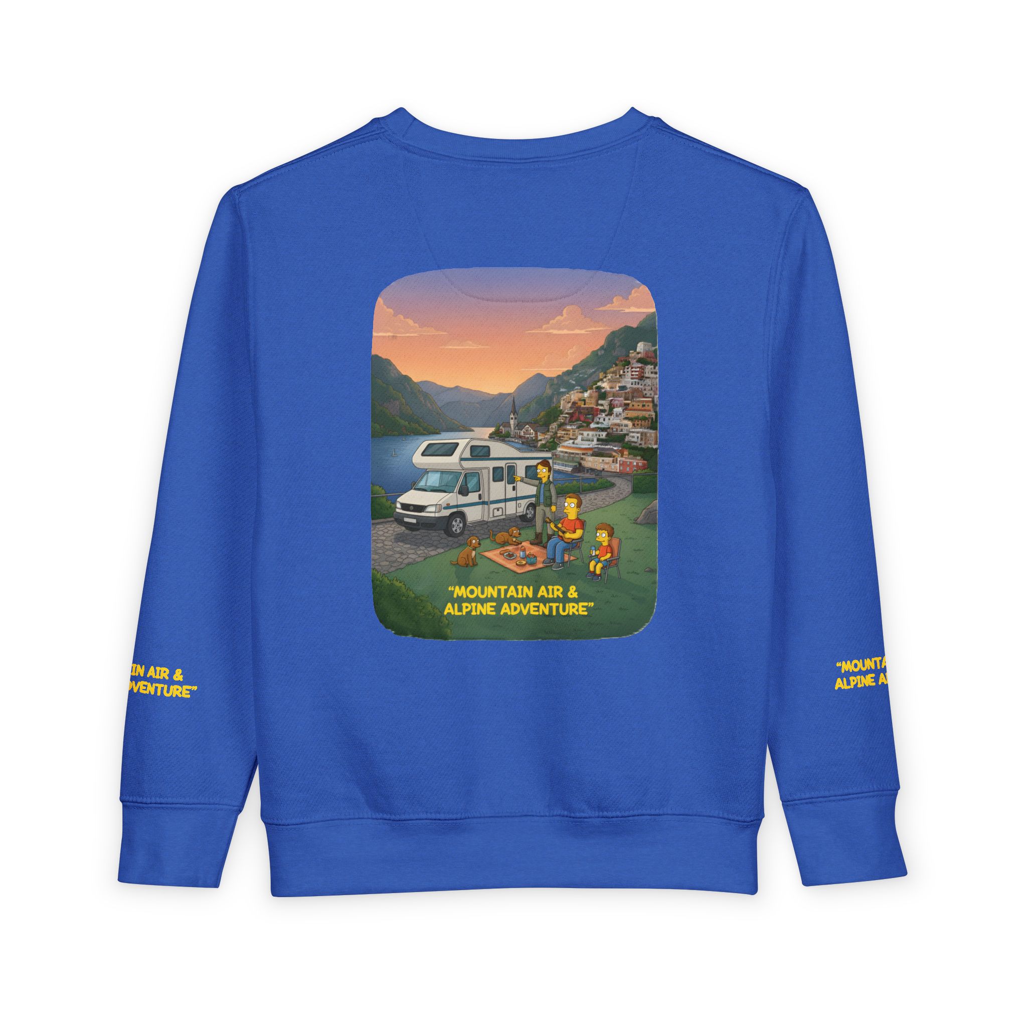 Toddler Sweatshirt - "Mountain Air-Alpine Adventure" (Design Sitcom-Line)