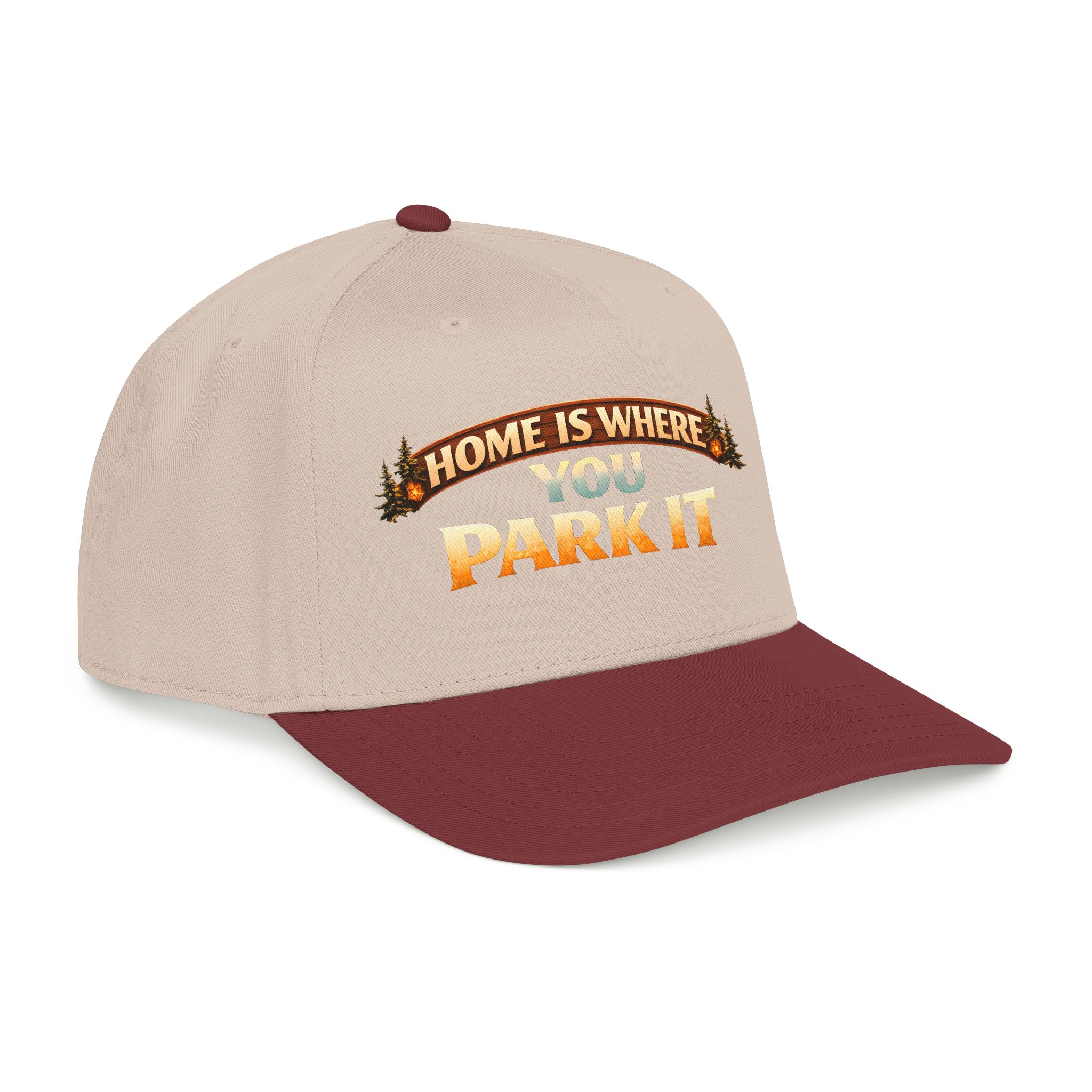 Baseball Cap - "Home Is Where You Park It" Design Scenic-Line