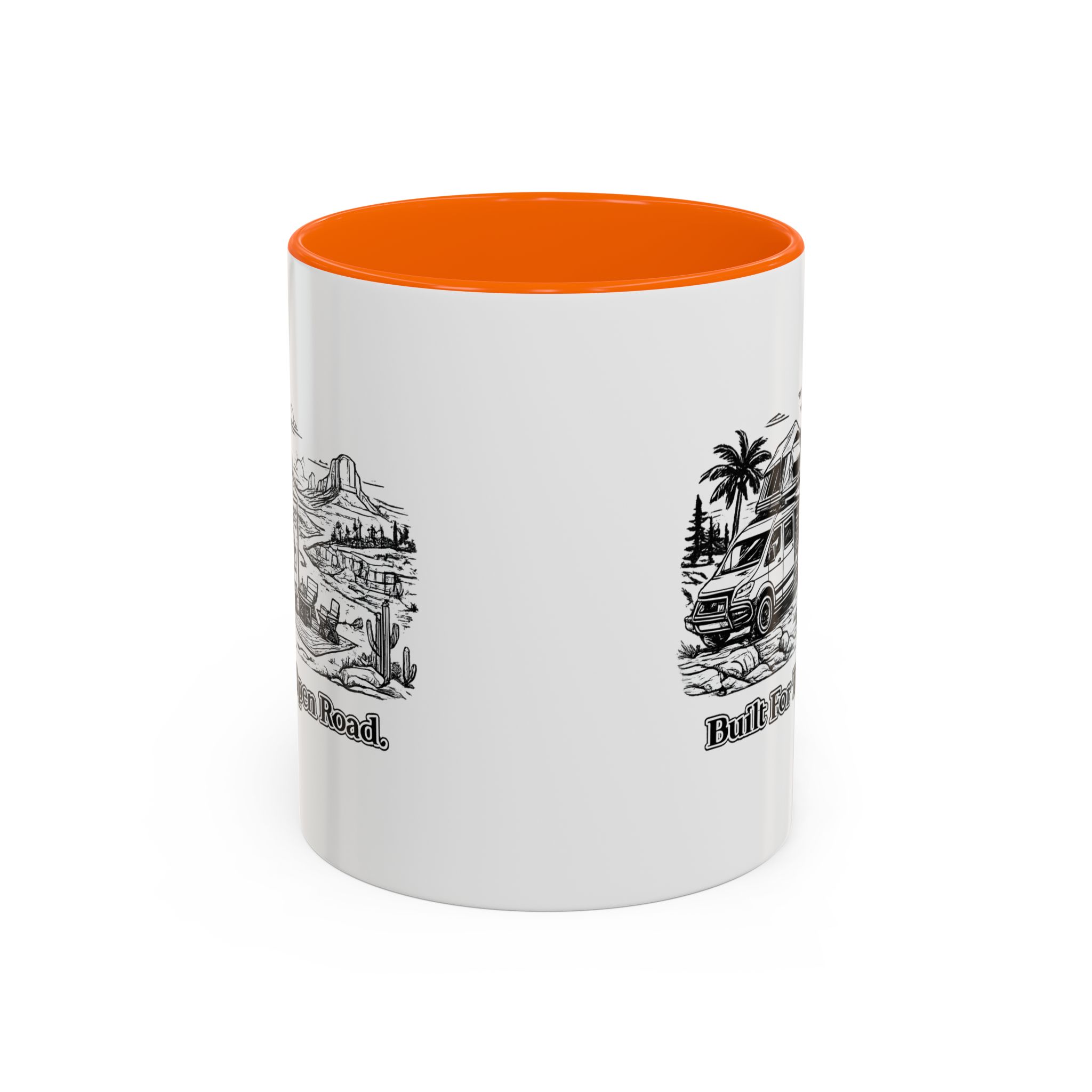 3326537119293055946_2048.jpeg Accent Coffee Mug (11, 15oz) — "Built For The Open Road" Design Minimal-Line