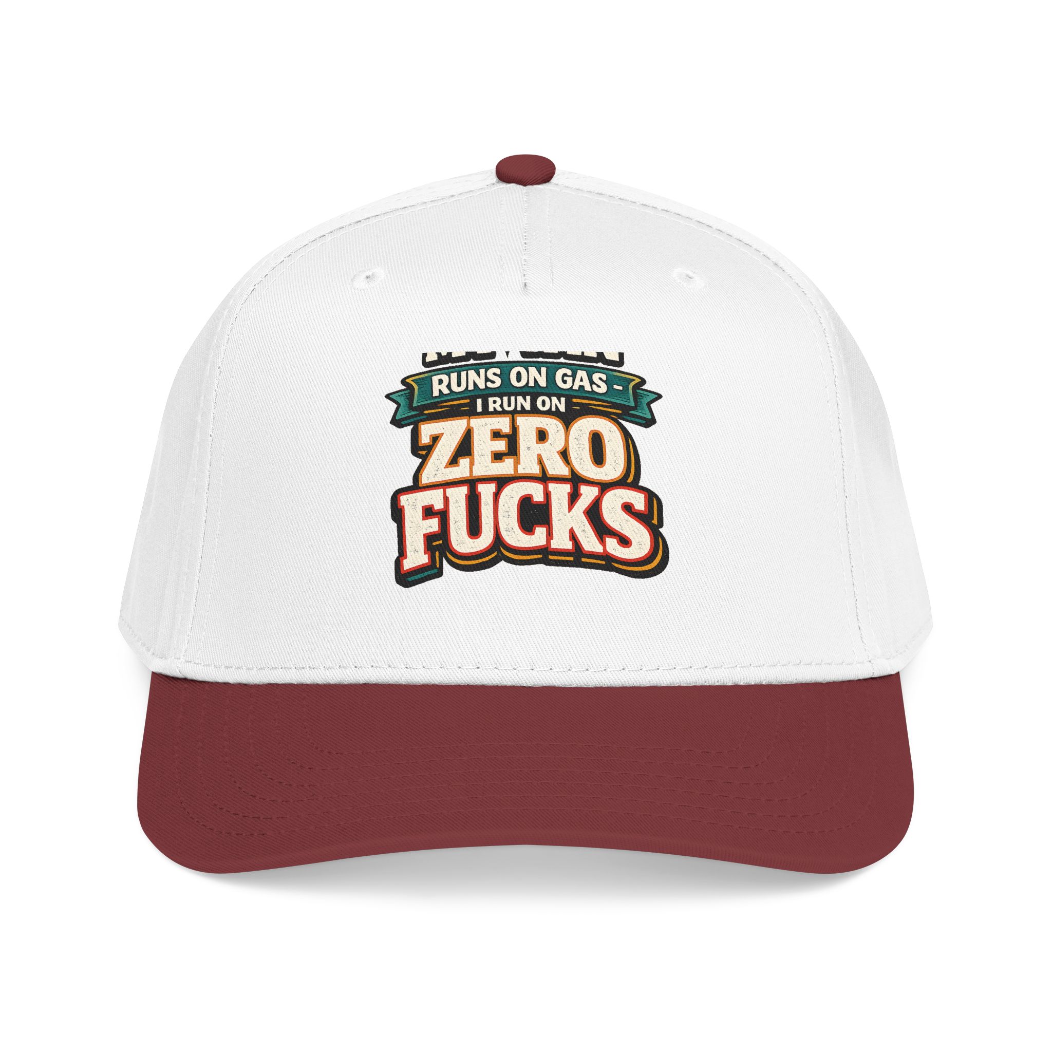 Baseball Cap - "My Van Runs On Gas" Design F**K-Line