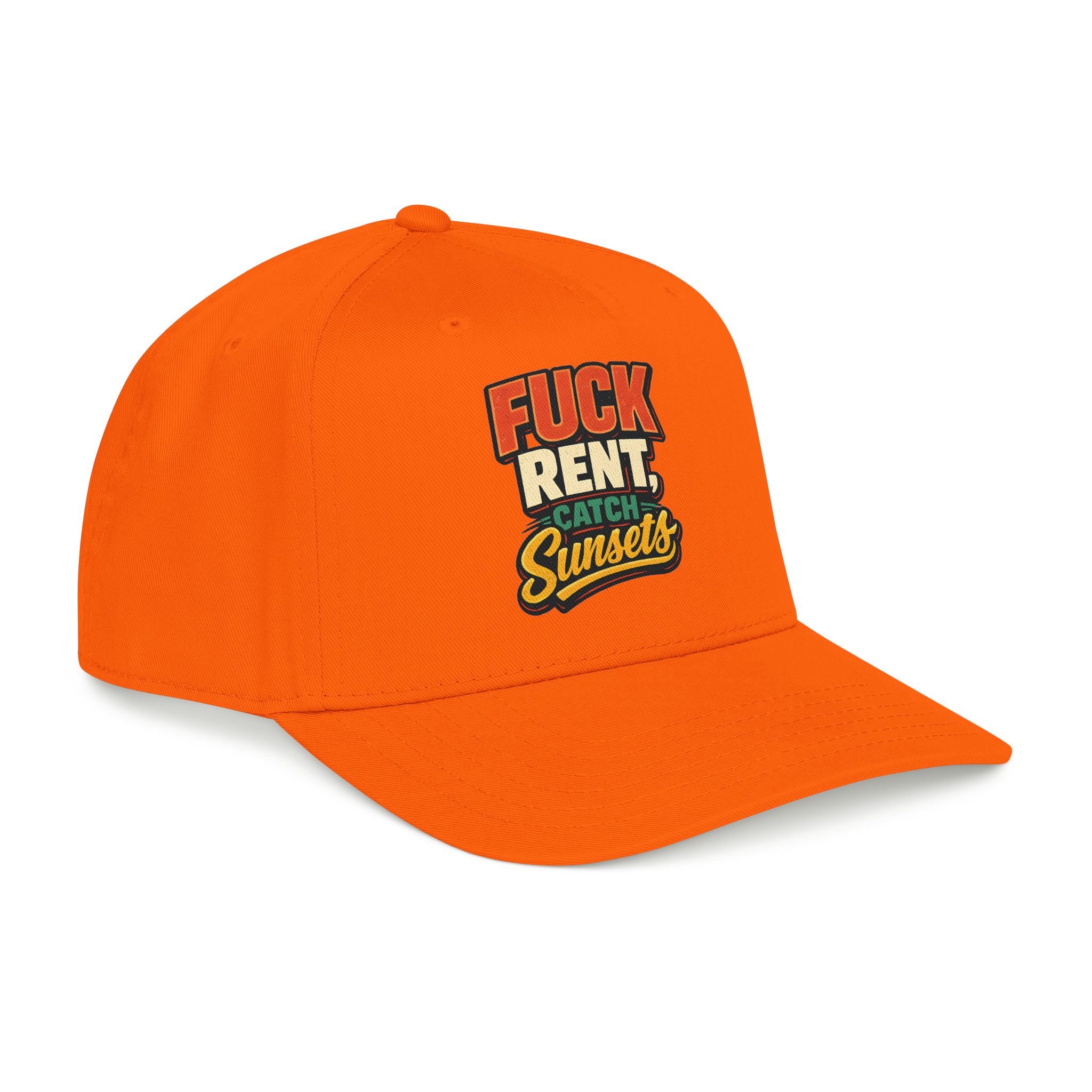 Baseball Cap - "Fuck Rent Catch Sunsets" Design F**K-Line