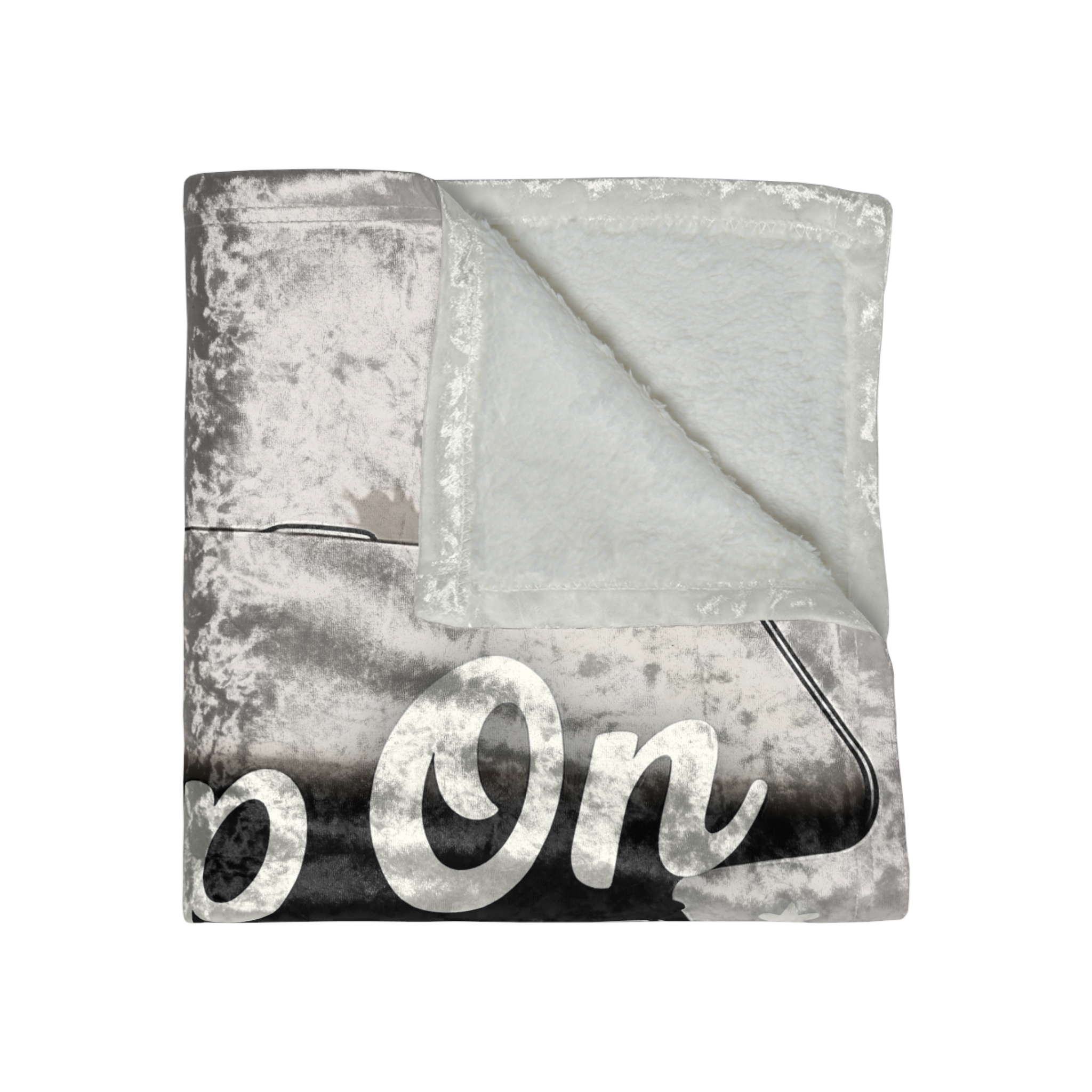 3340743012461723585_2048.jpeg Crushed Velvet Blanket — "Keep On Rolling" RV Camper Throw Blanket