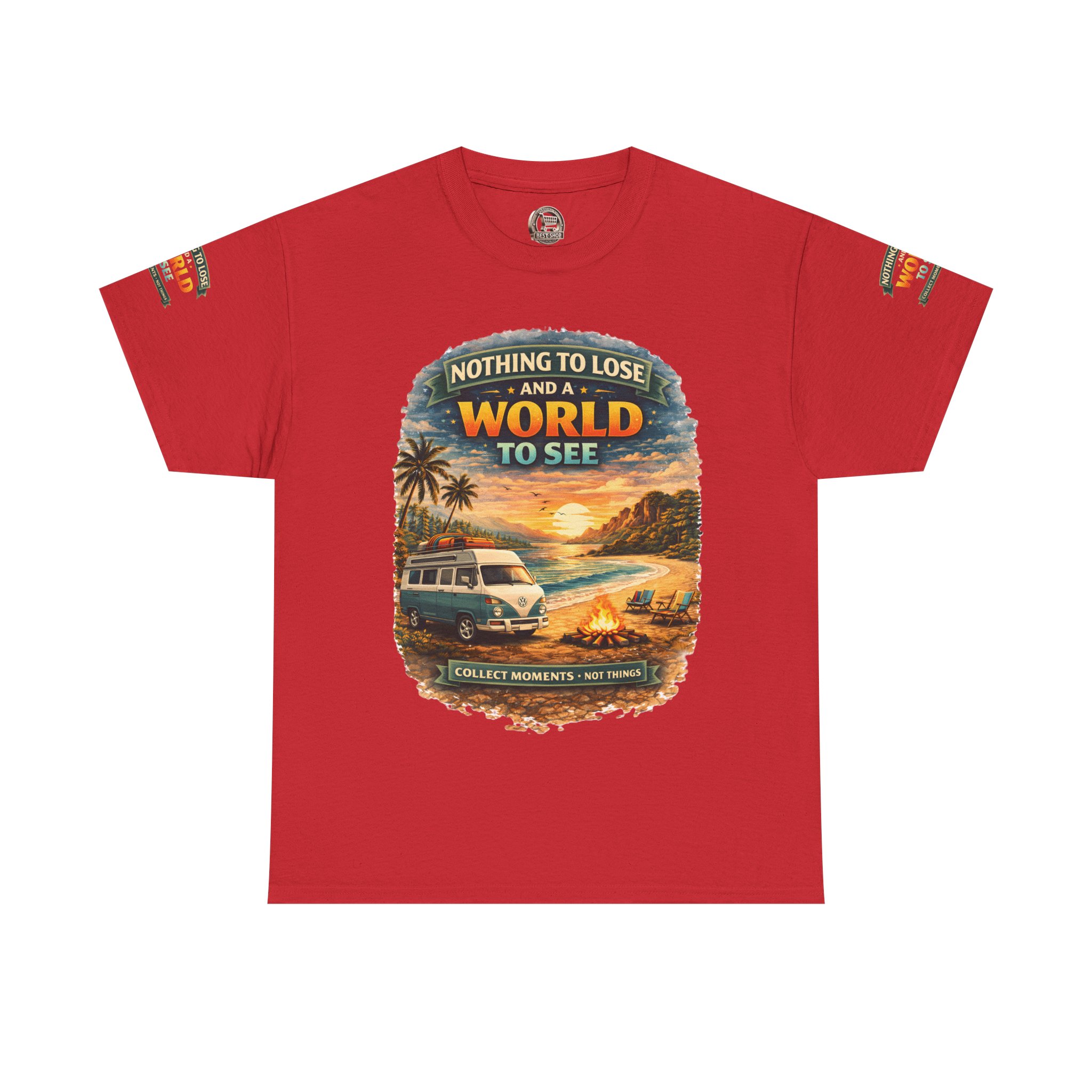 3358971102754820535_2048.jpeg Unisex Heavy Cotton Tee — "Nothing To Lose " Design Scenic-Line