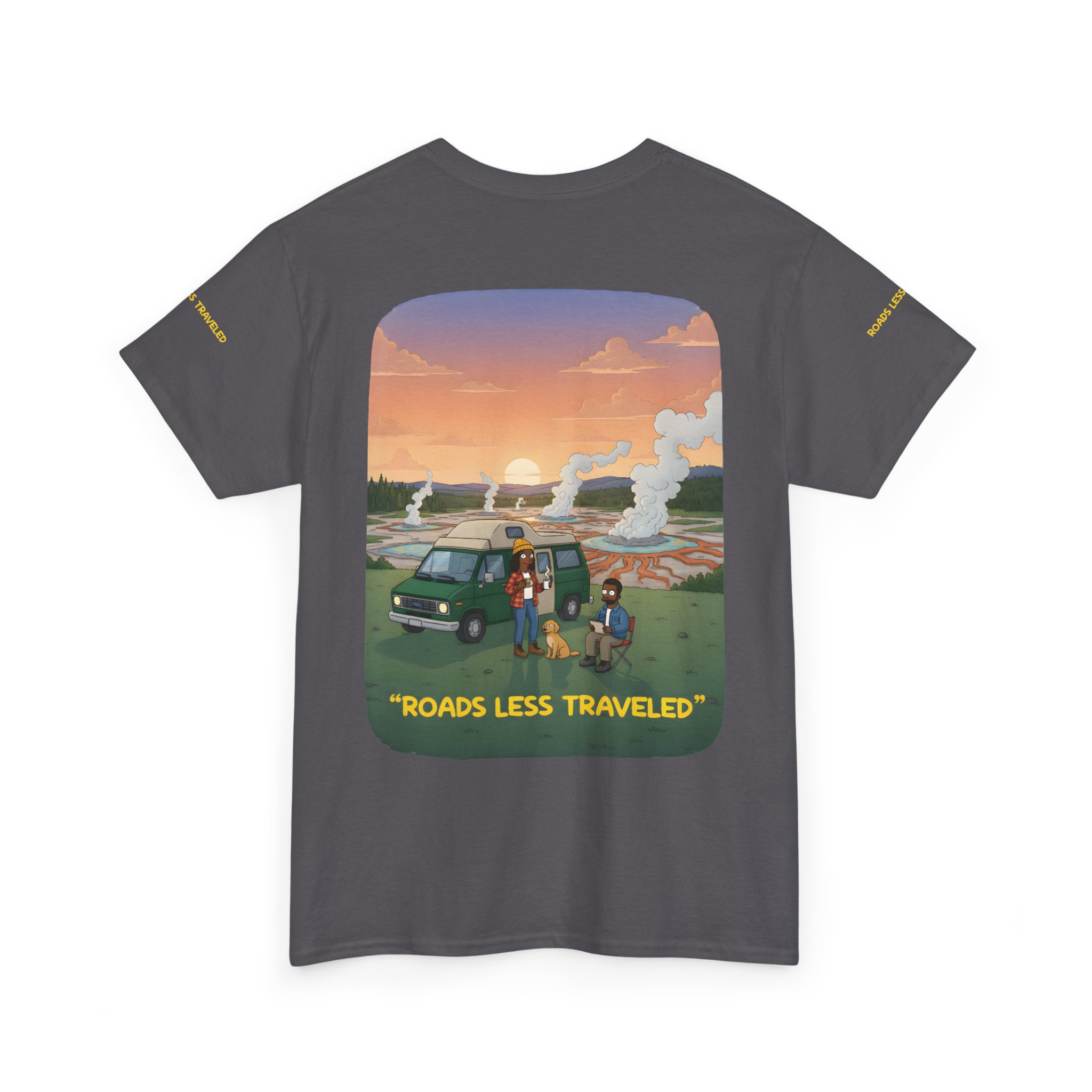 3361027770140846059_2048.jpeg Unisex Heavy Cotton Tee — "Roads Less Traveled" Design Sitcom-Line