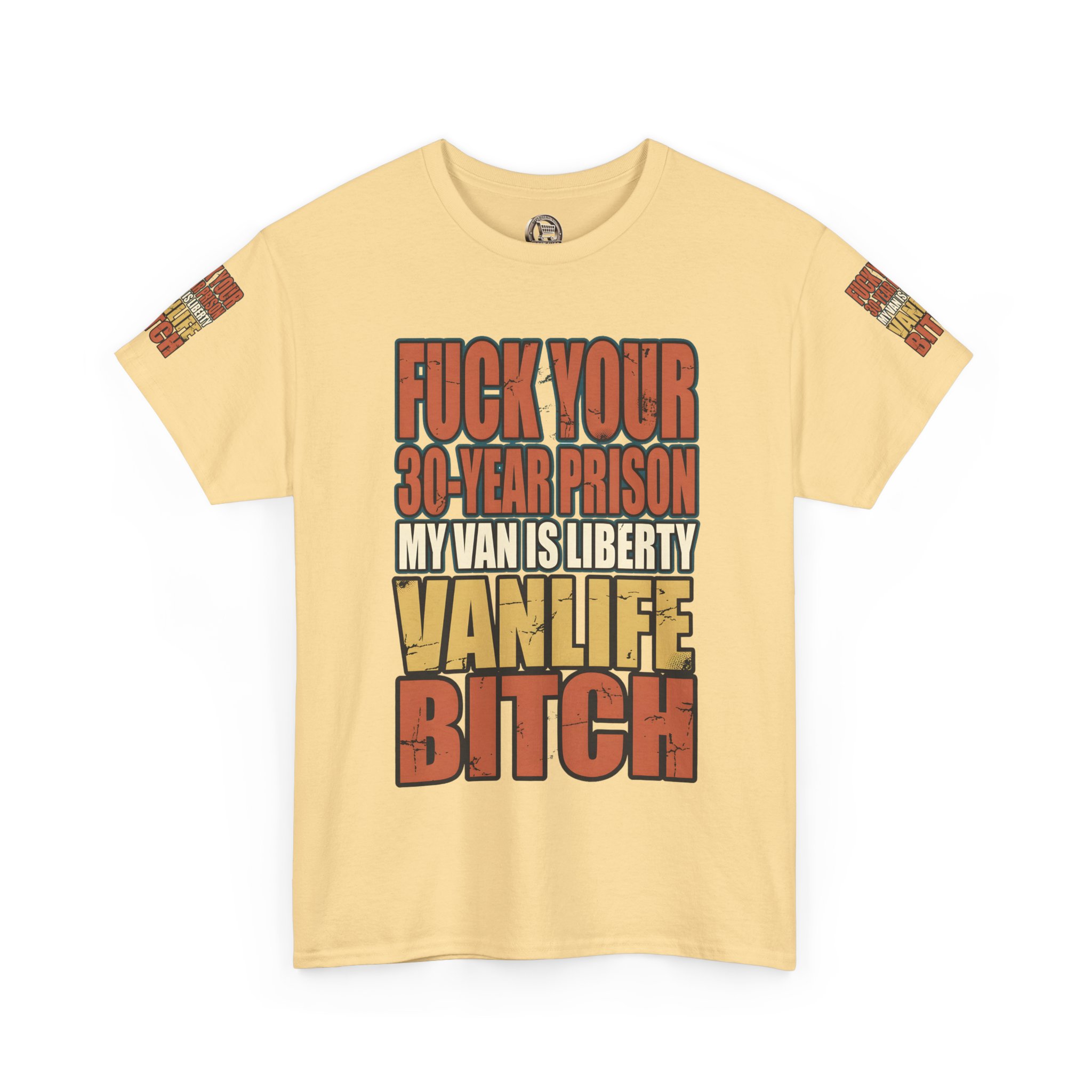 Unisex Heavy Cotton Tee — "Fuck Your 30 Year" Design F**K-Line