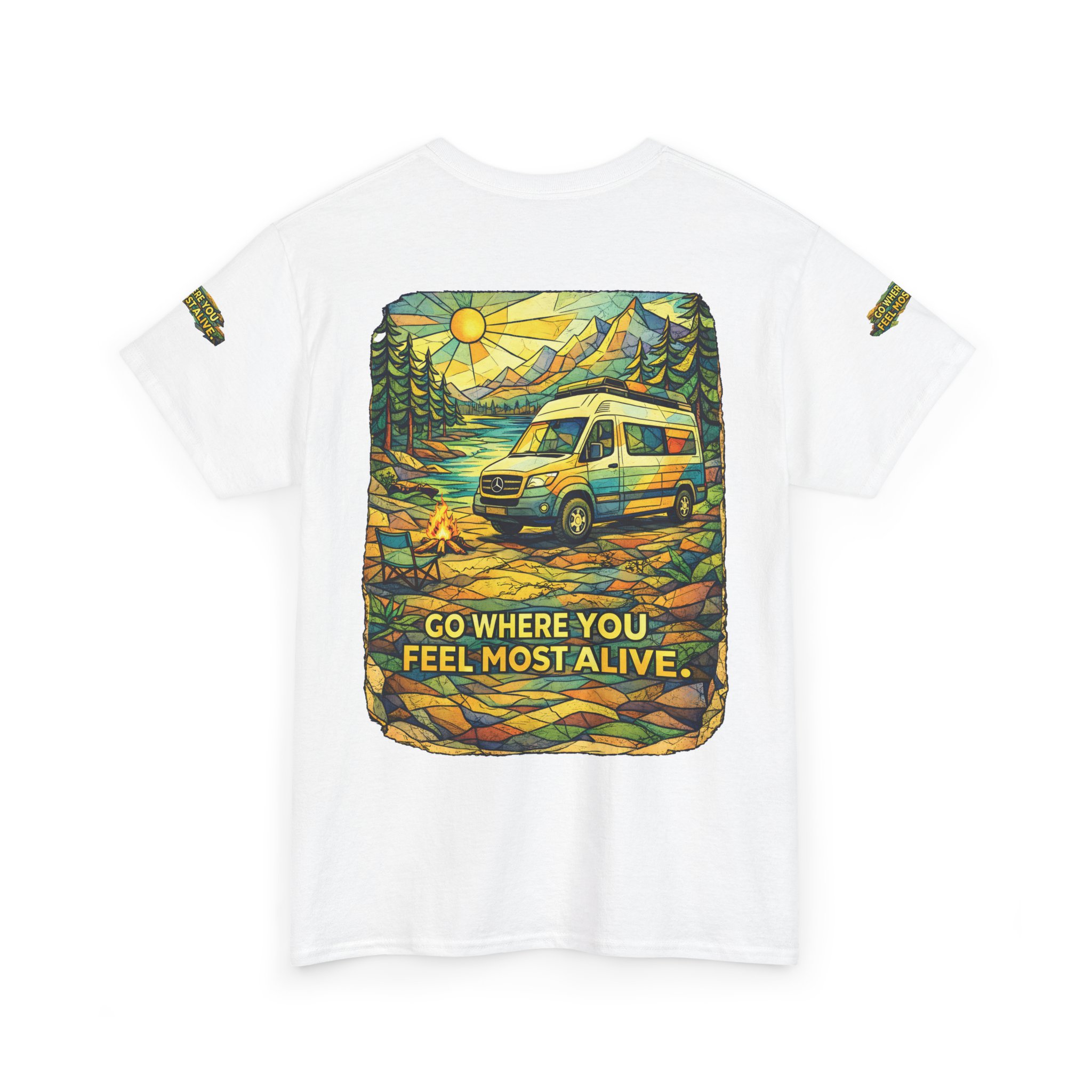 3383147577764734522_2048.jpeg Unisex Heavy Cotton Tee — "Go Where You Feel Most Alive" Design Cubic-Line