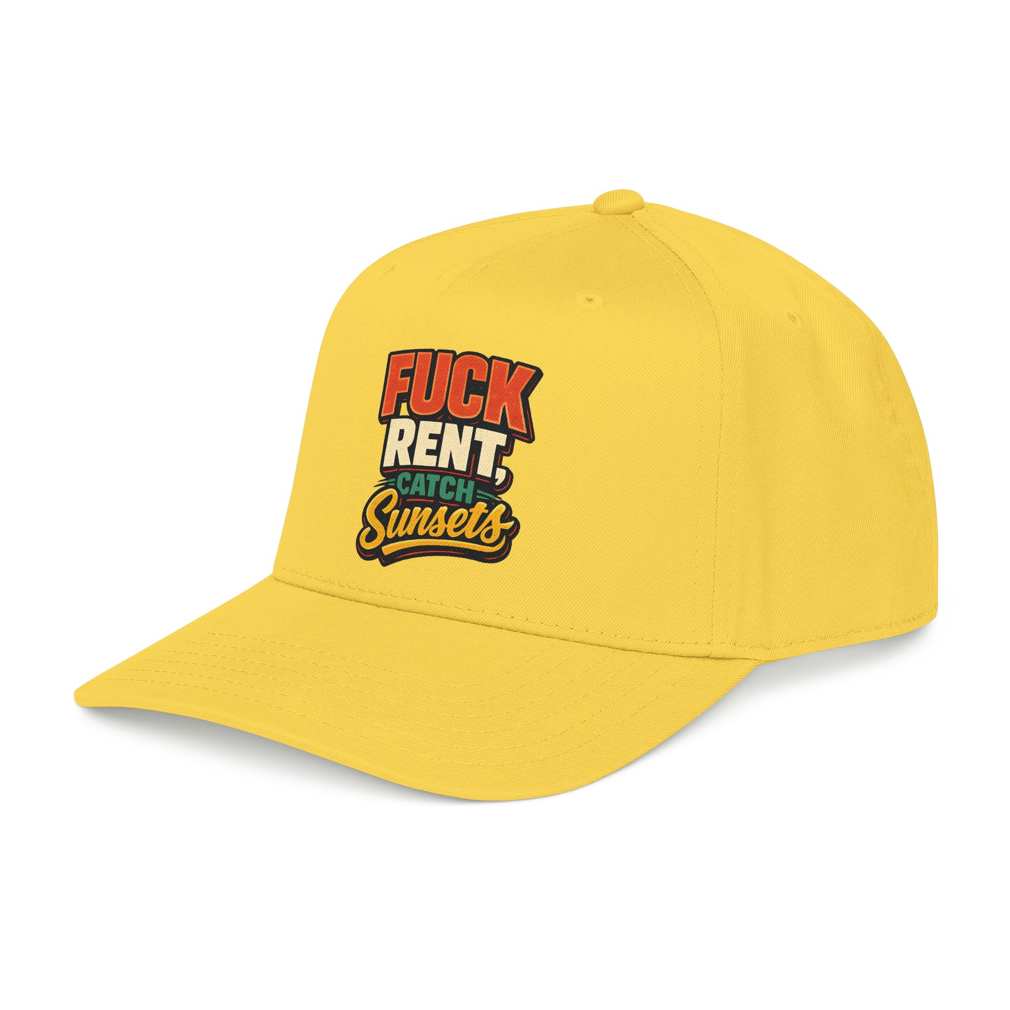 Baseball Cap - "Fuck Rent Catch Sunsets" Design F**K-Line