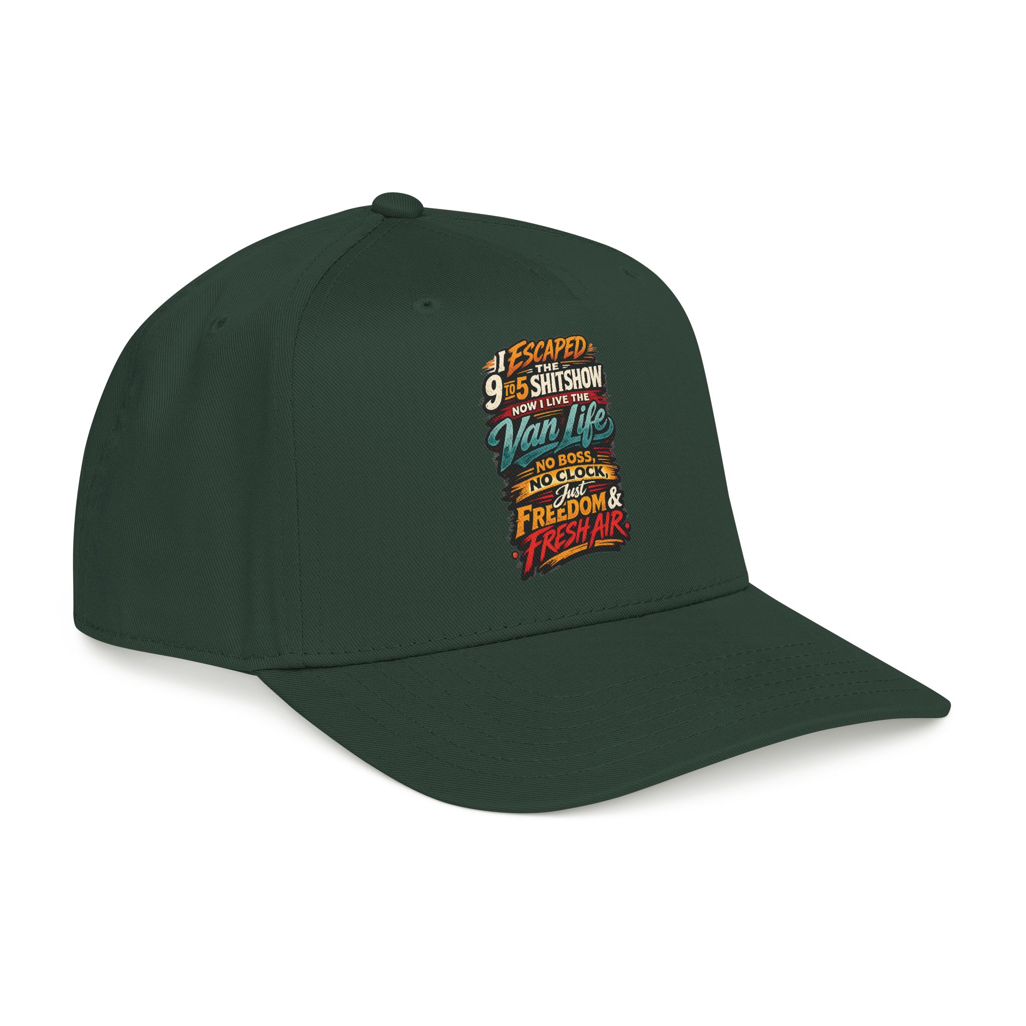 Baseball Cap - "I Escaped The 9 To 5" Design F**K-Line