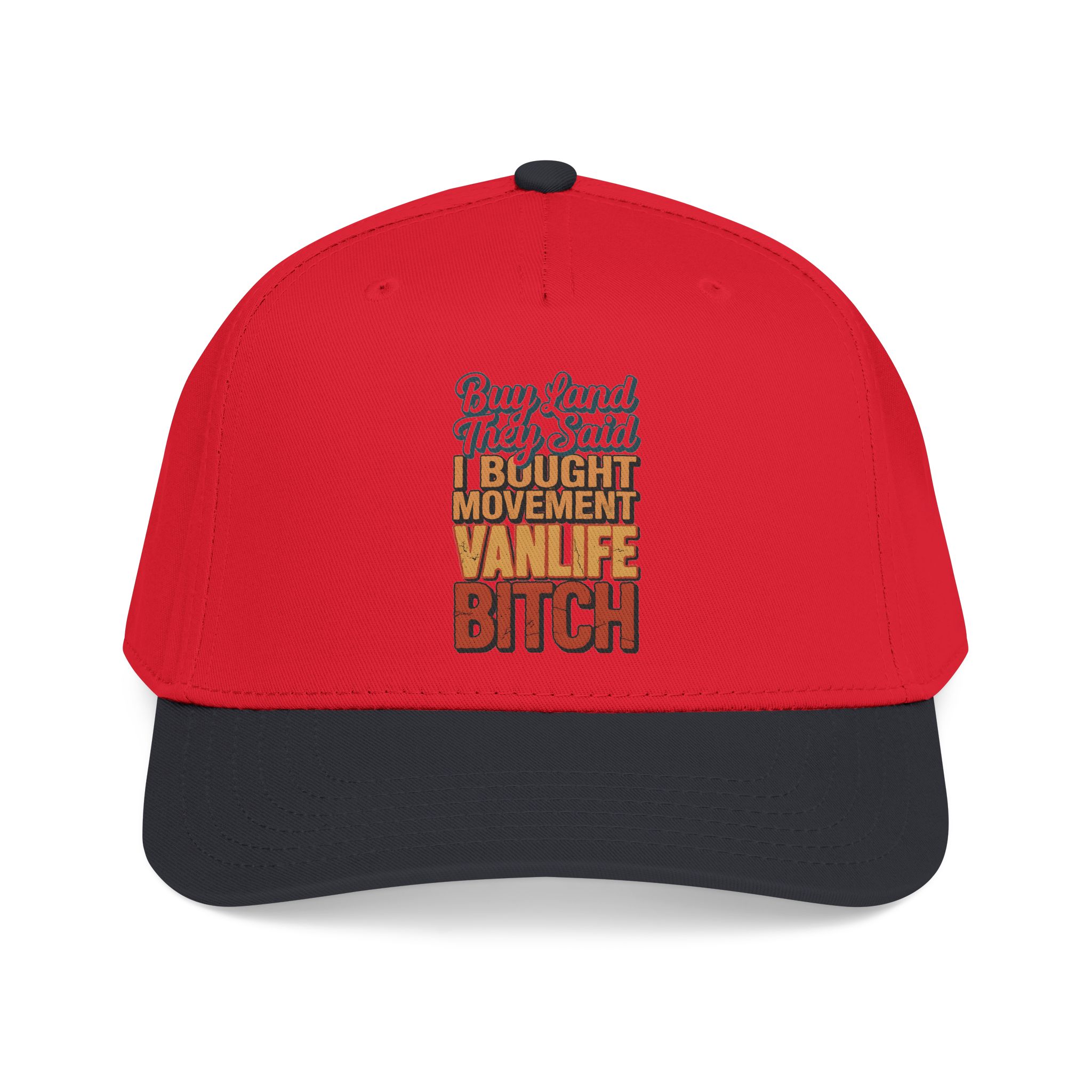 Baseball Cap - "Buy Land They Said" Design F**K-Line