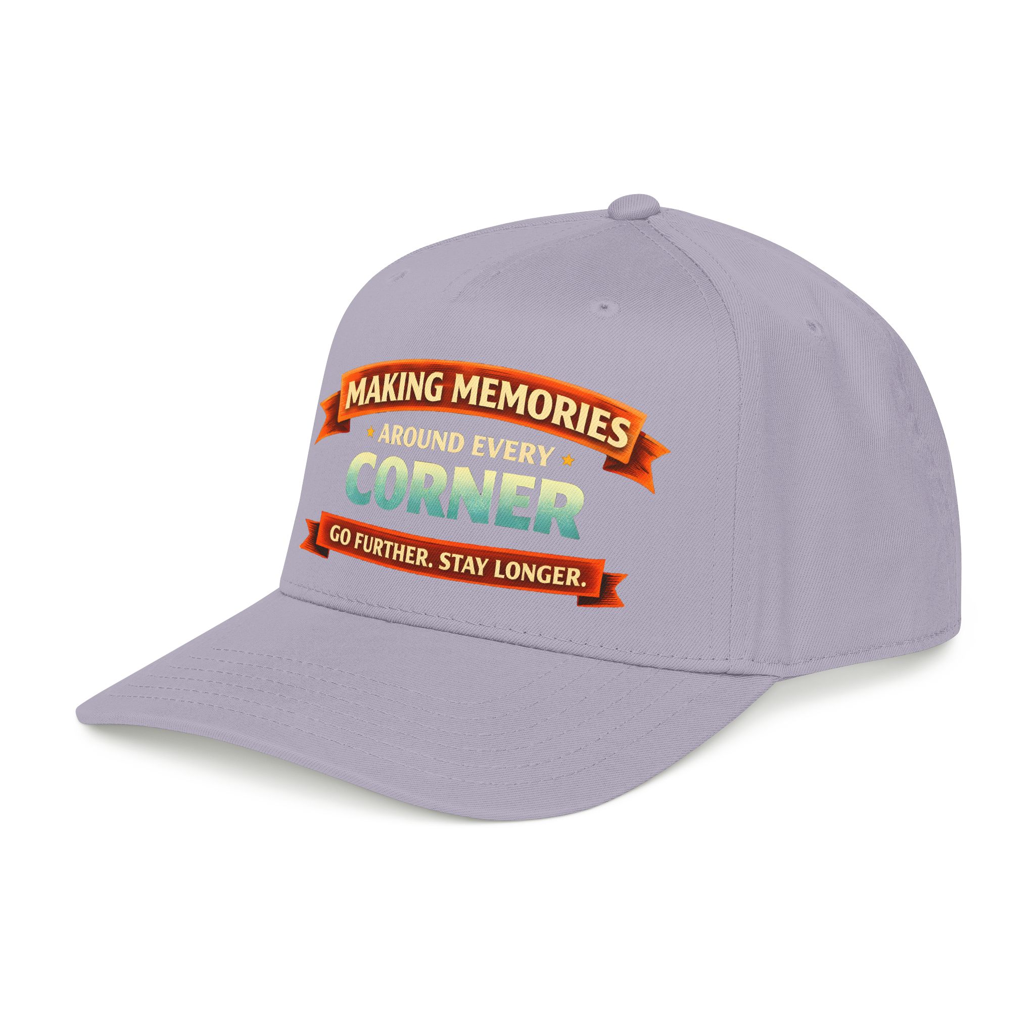 Baseball Cap - "Making Memories Around Every Corner" Design Scenic-Line