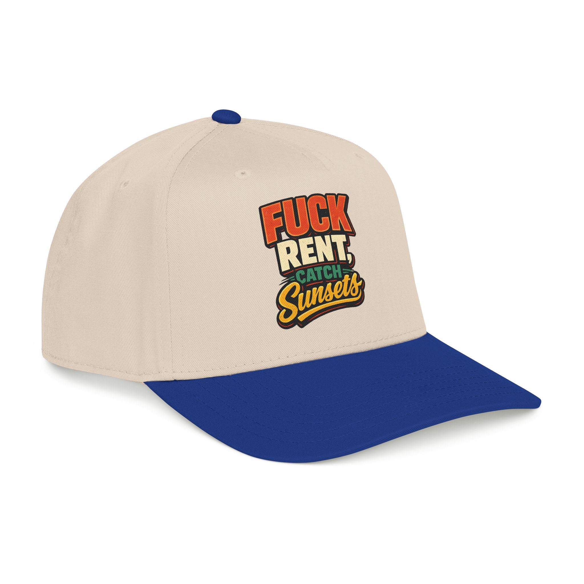 Baseball Cap - "Fuck Rent Catch Sunsets" Design F**K-Line