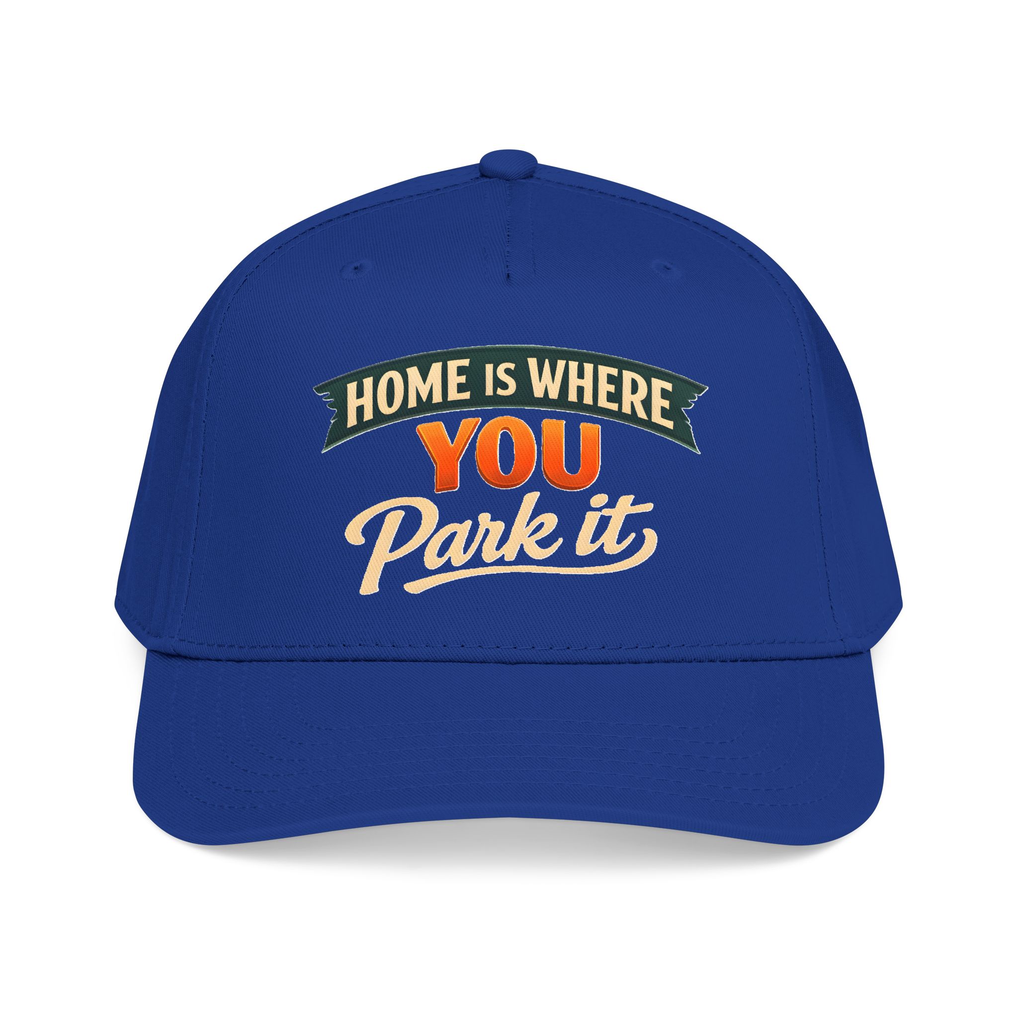 Baseball Cap - "Home Is where You Park It" Design Scenic-Line