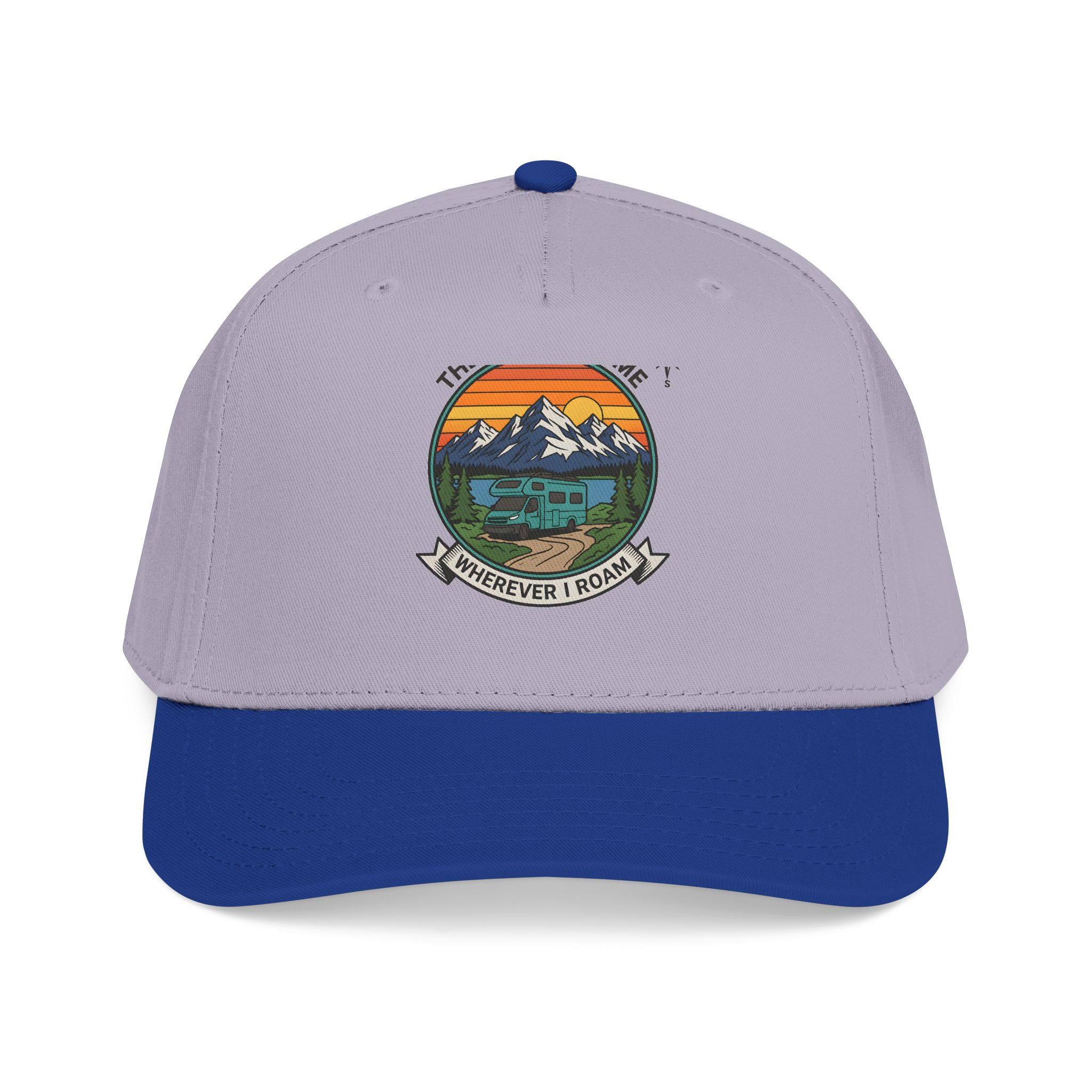 Baseball Cap — "The Road Is Home, Wherever I Roam"