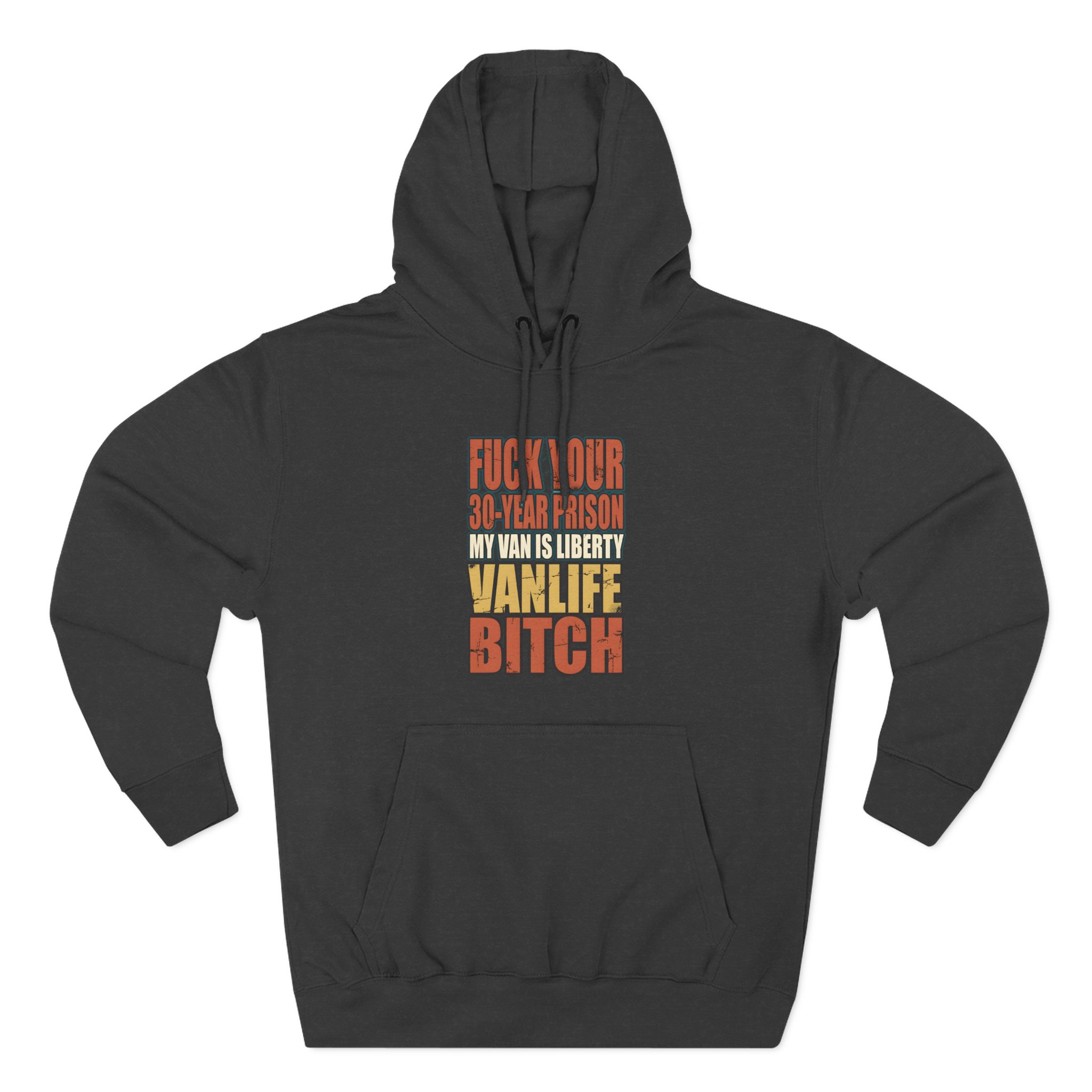 Three-Panel Fleece Hoodie - "Fuck Your 30 Year" Design F**K-Line