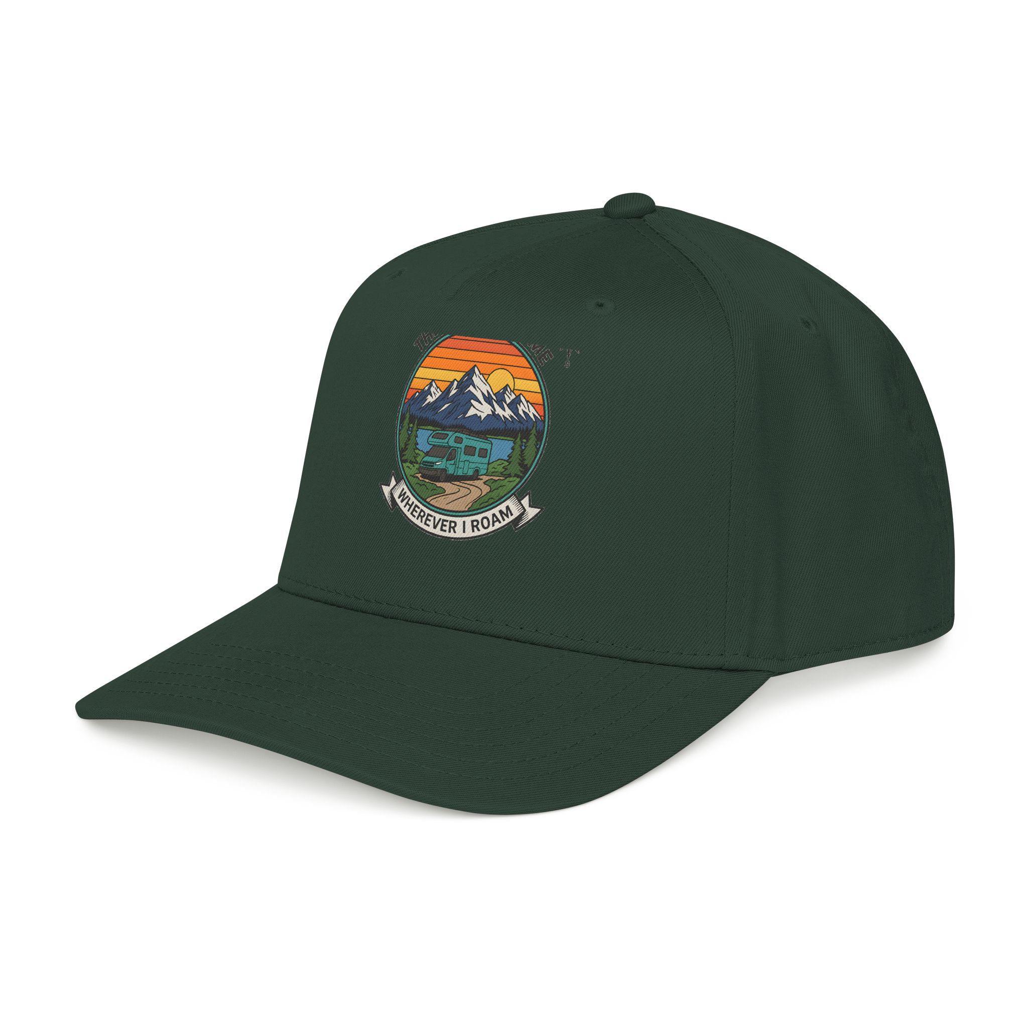 Baseball Cap — "The Road Is Home, Wherever I Roam"
