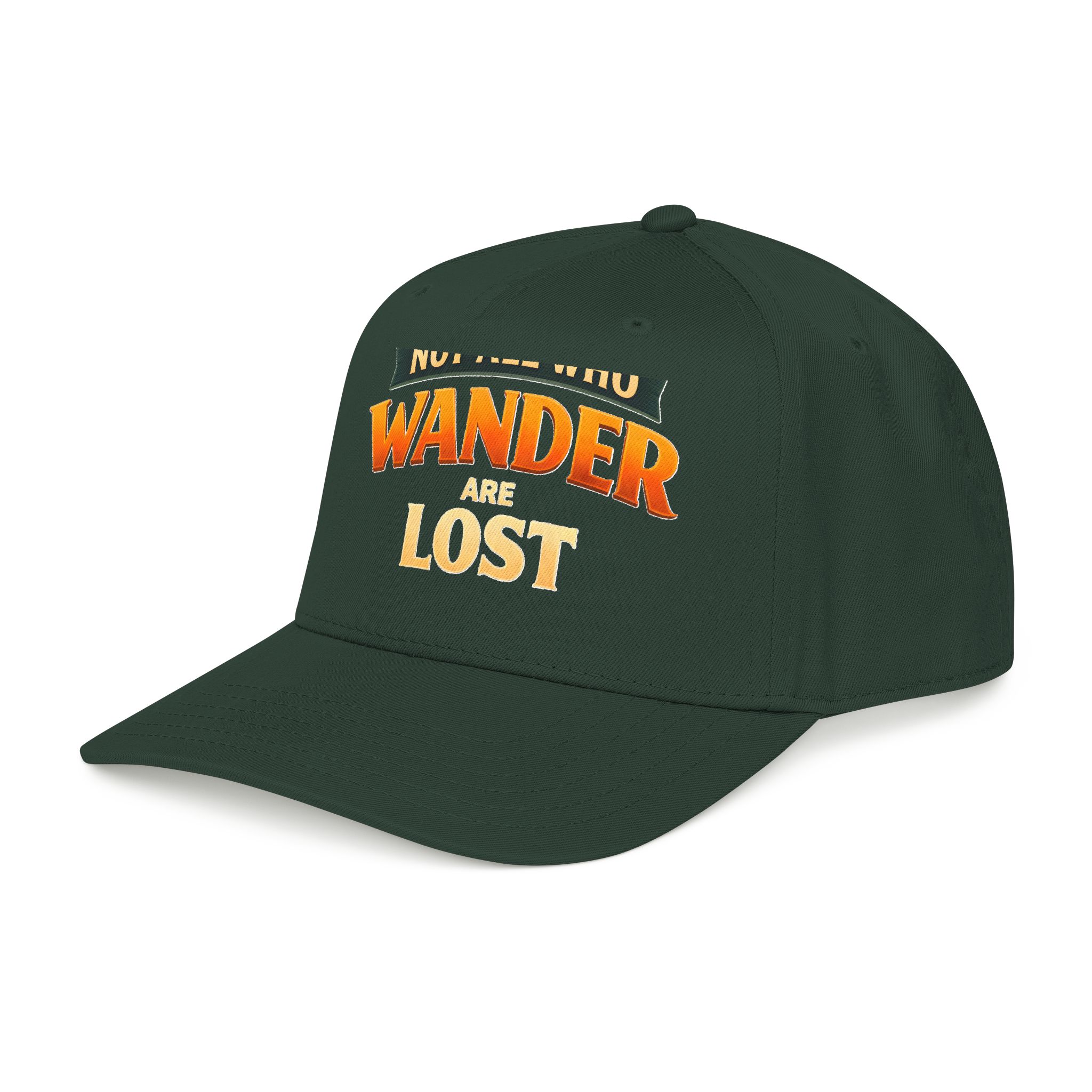 Baseball Cap - "Not All Who Wander Are Lost" Design Scenic-Line