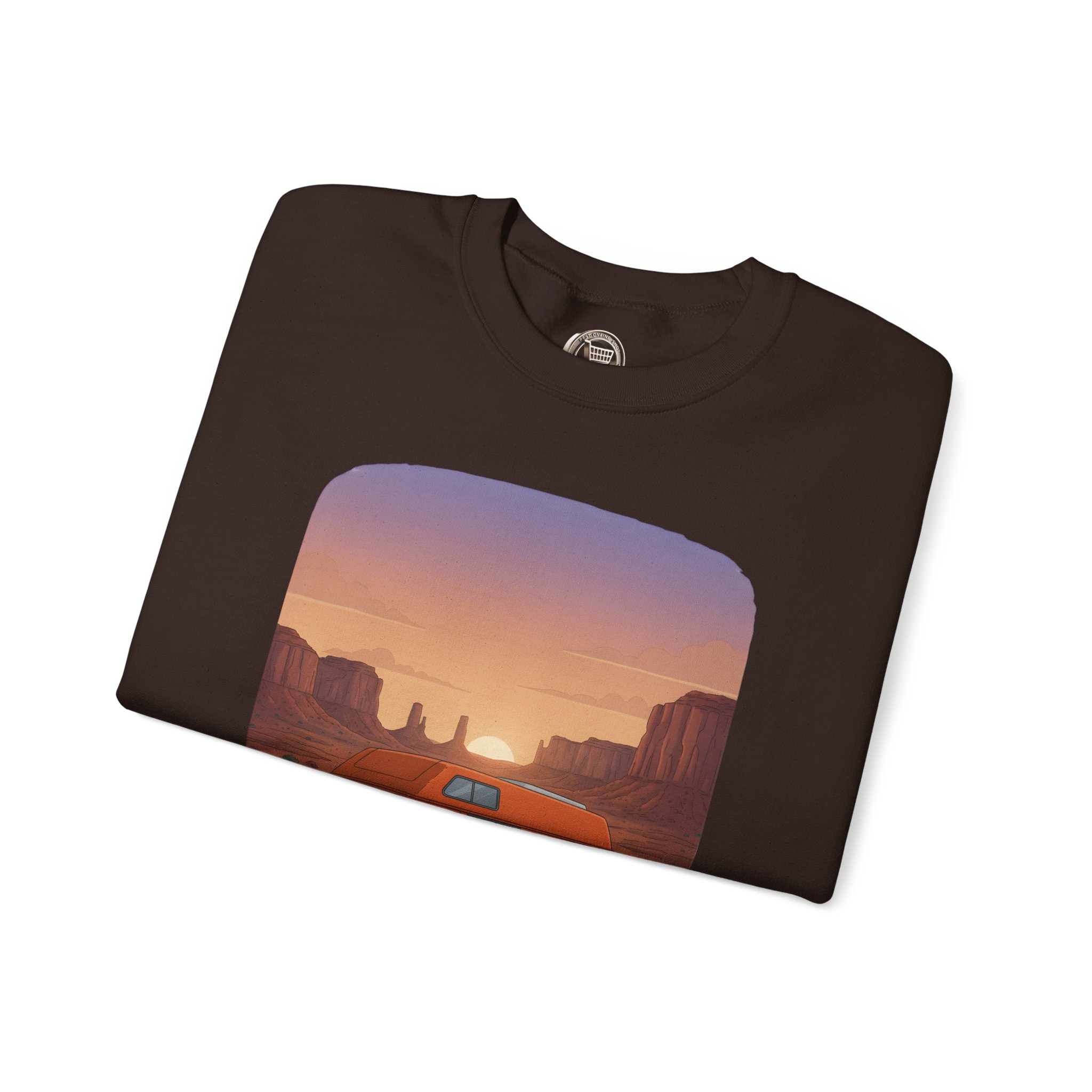 3444529828257920636_2048.jpeg Unisex Heavy Blend™ Crewneck Sweatshirt — "Roam Where You Are Rooted" Design Sitcom-Line