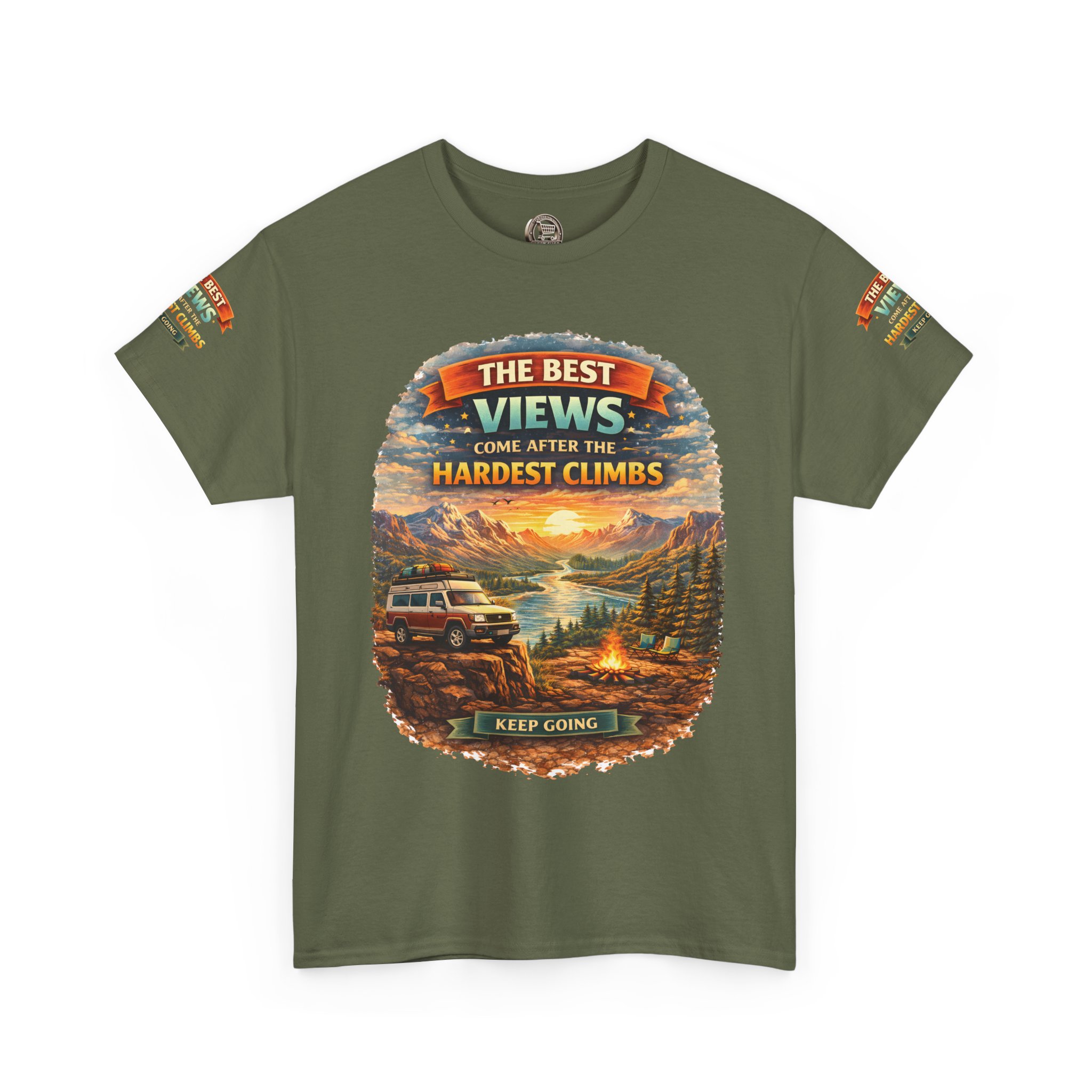 3452051888671545510_2048.jpeg Unisex Heavy Cotton Tee — "The Best Views" Design Scenic-Line