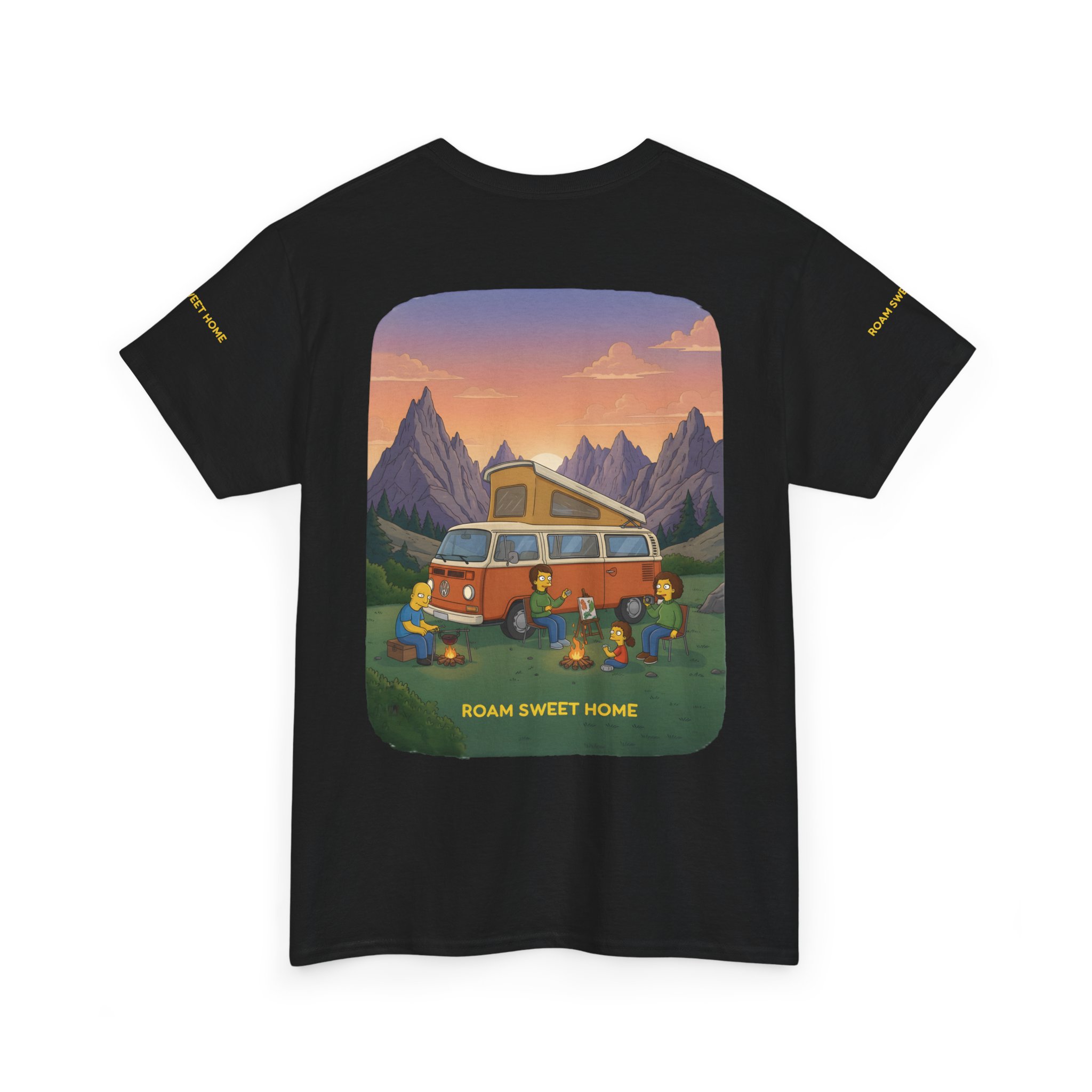 Unisex Heavy Cotton Tee — "Roam Sweet Home" Design Sitcom-Line
