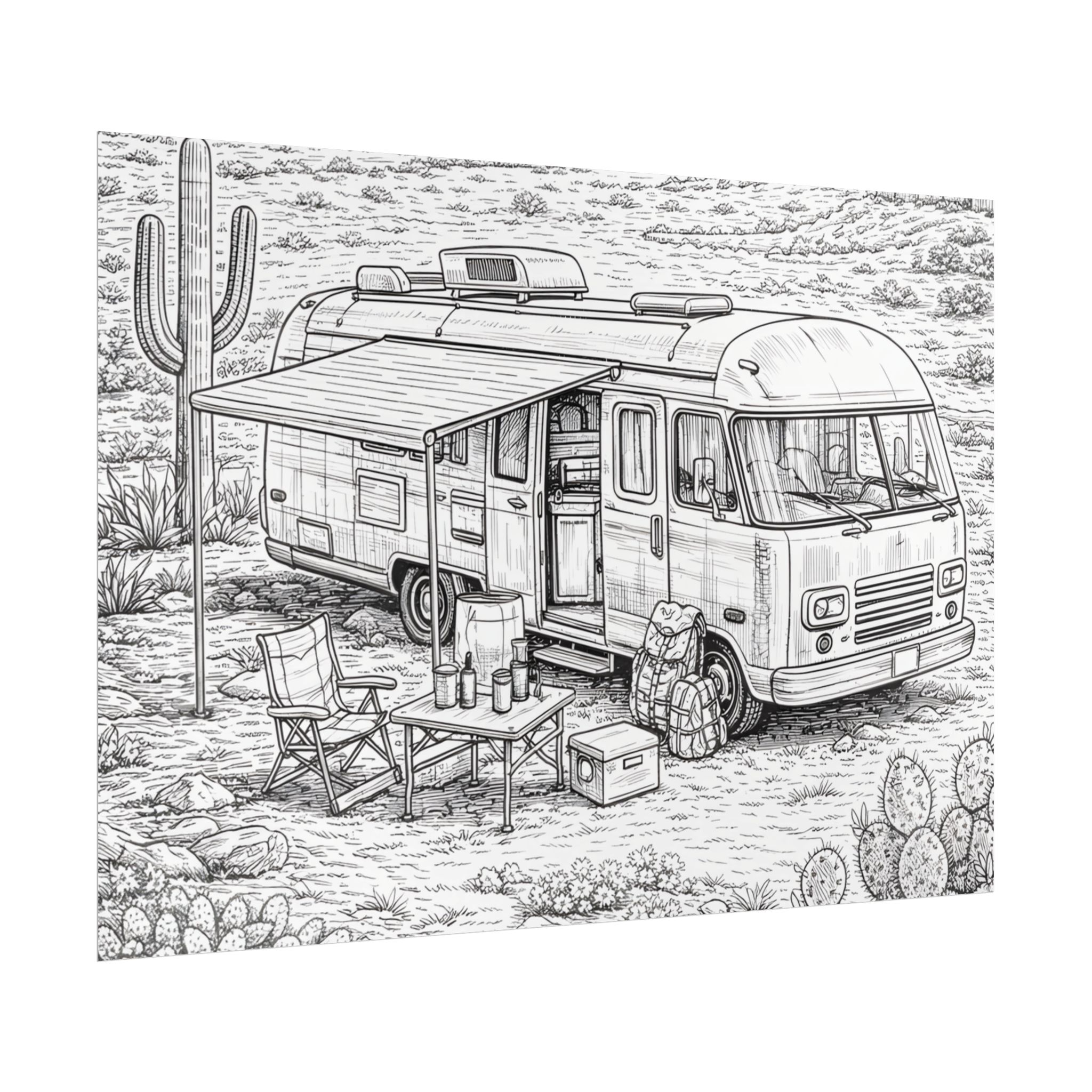 347166953048452914_2048-1.jpeg Campervan Poster — Vintage RV Camping Landscape Wall Art